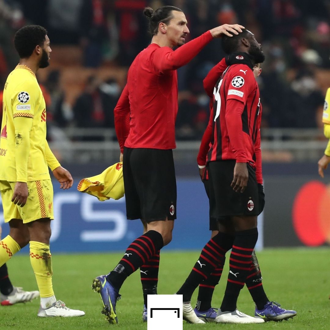 Zlatan Ibrahimovic AC Milan Liverpool Champions League 2021-22 GFX