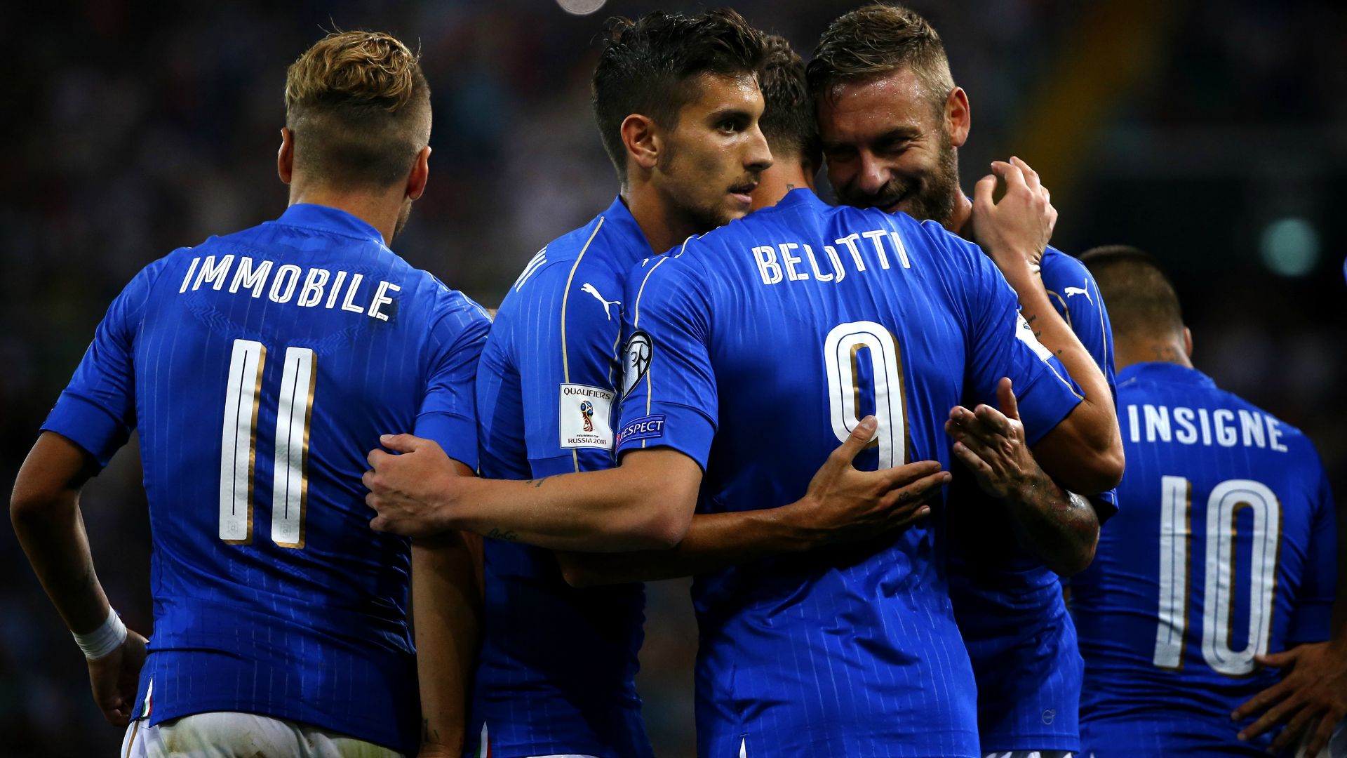 Italy celebrating Liechteinstein