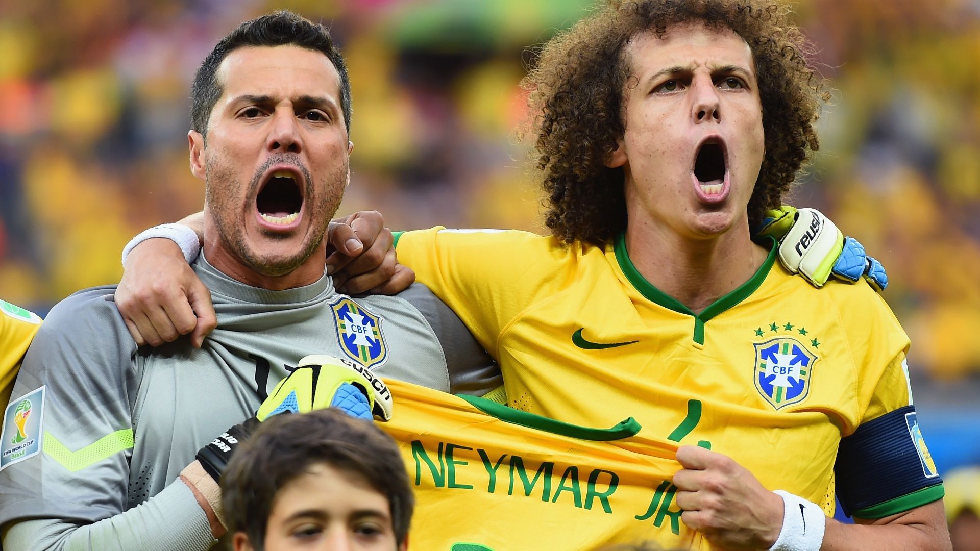 Julio Cesar David Luiz, Brasil Alemanha Germany 7-1 2014