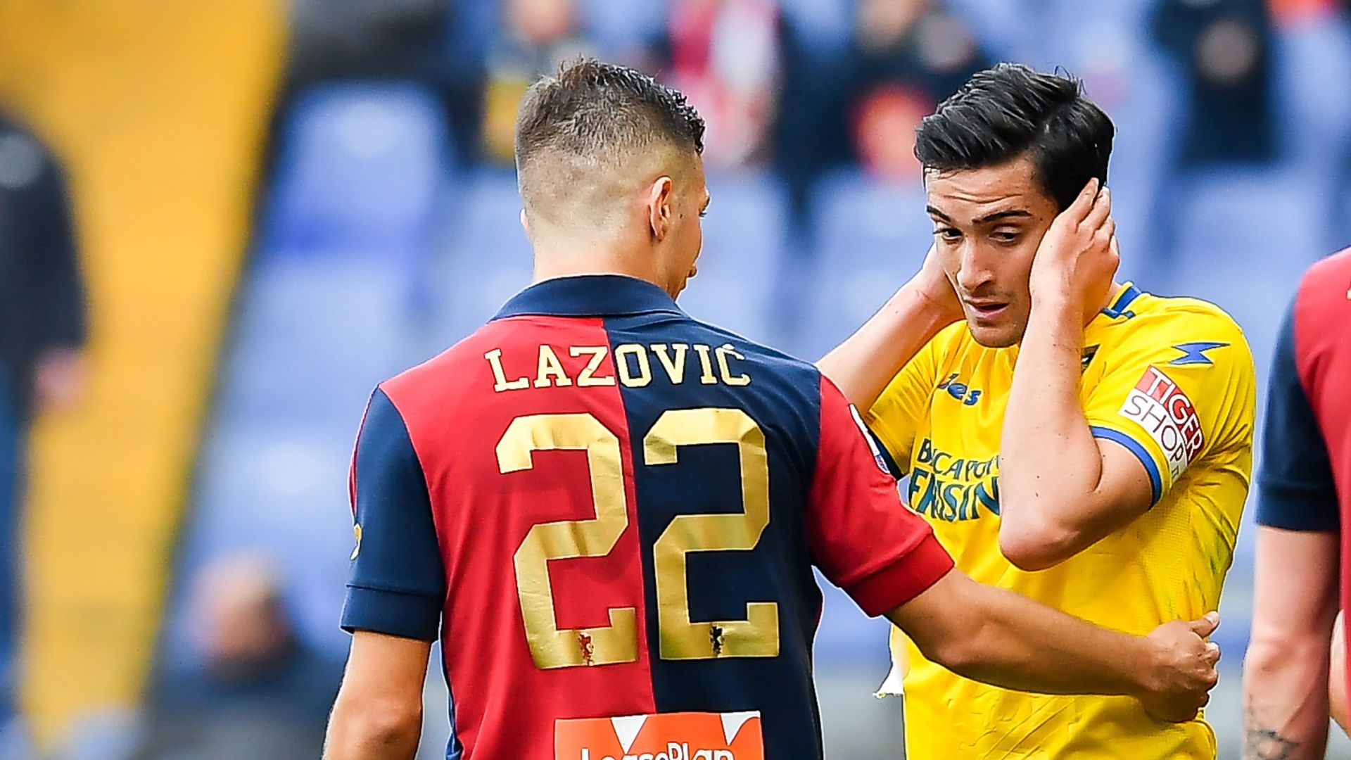 Darko Lazovic Francesco Cassata Genoa Frosinone Serie A
