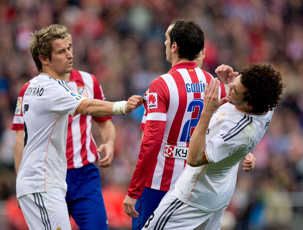 Pepe Coentrao Real Madrid Atletico Madrid