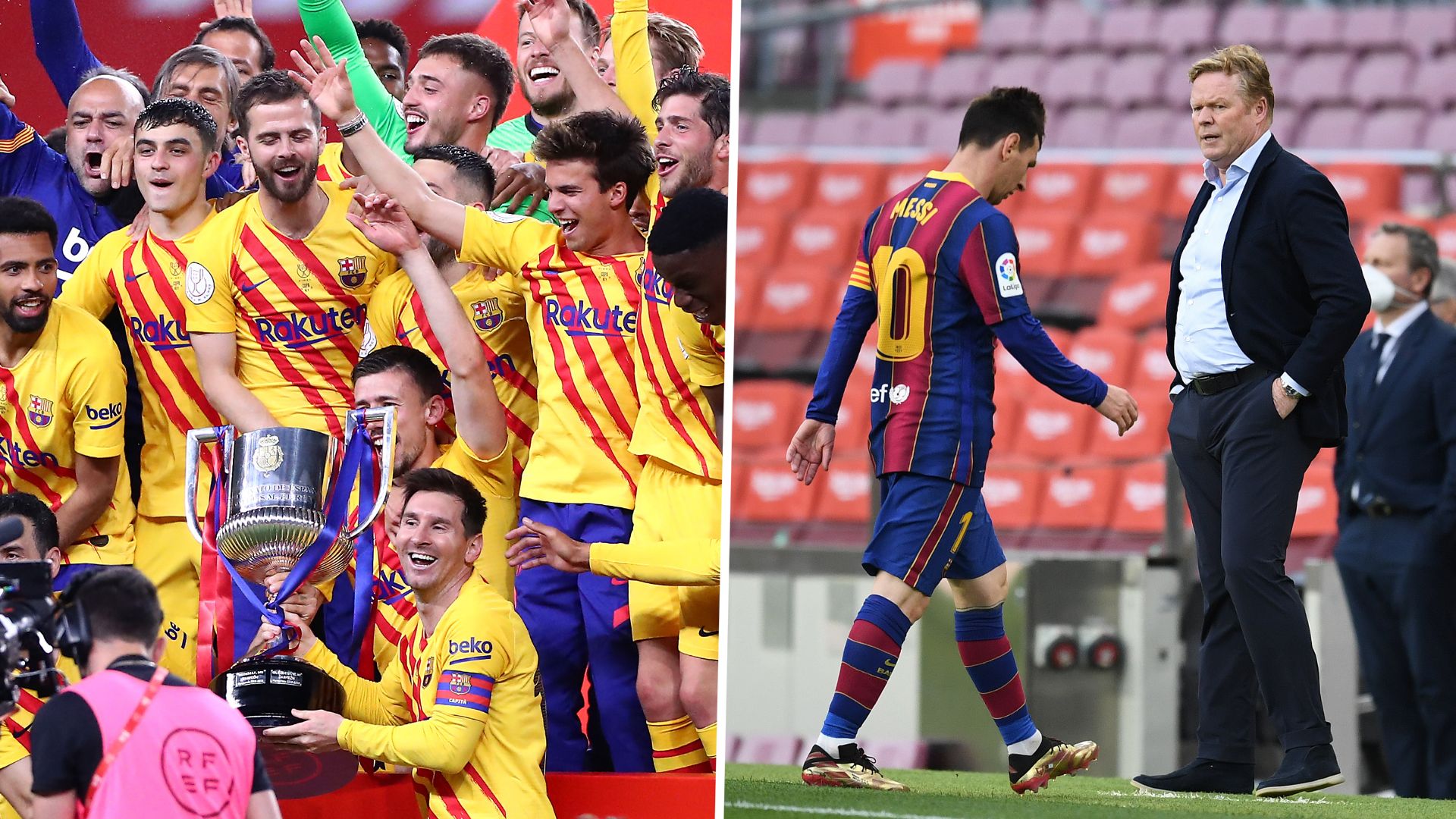 Barcelona Messi Koeman