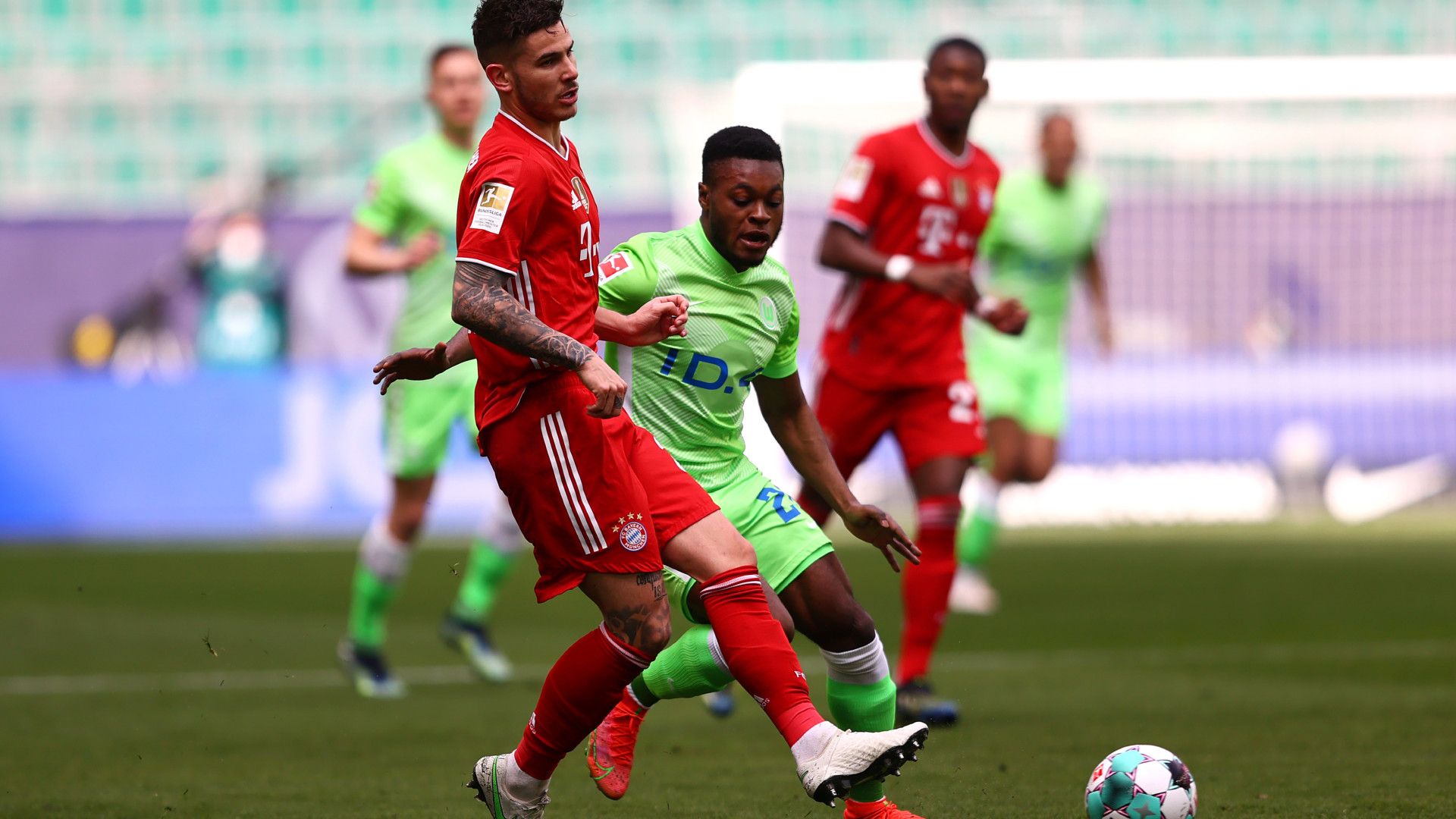 LUCAS HERNANDEZ BAYERN MÜNCHEN BUNDESLIGA 17042021