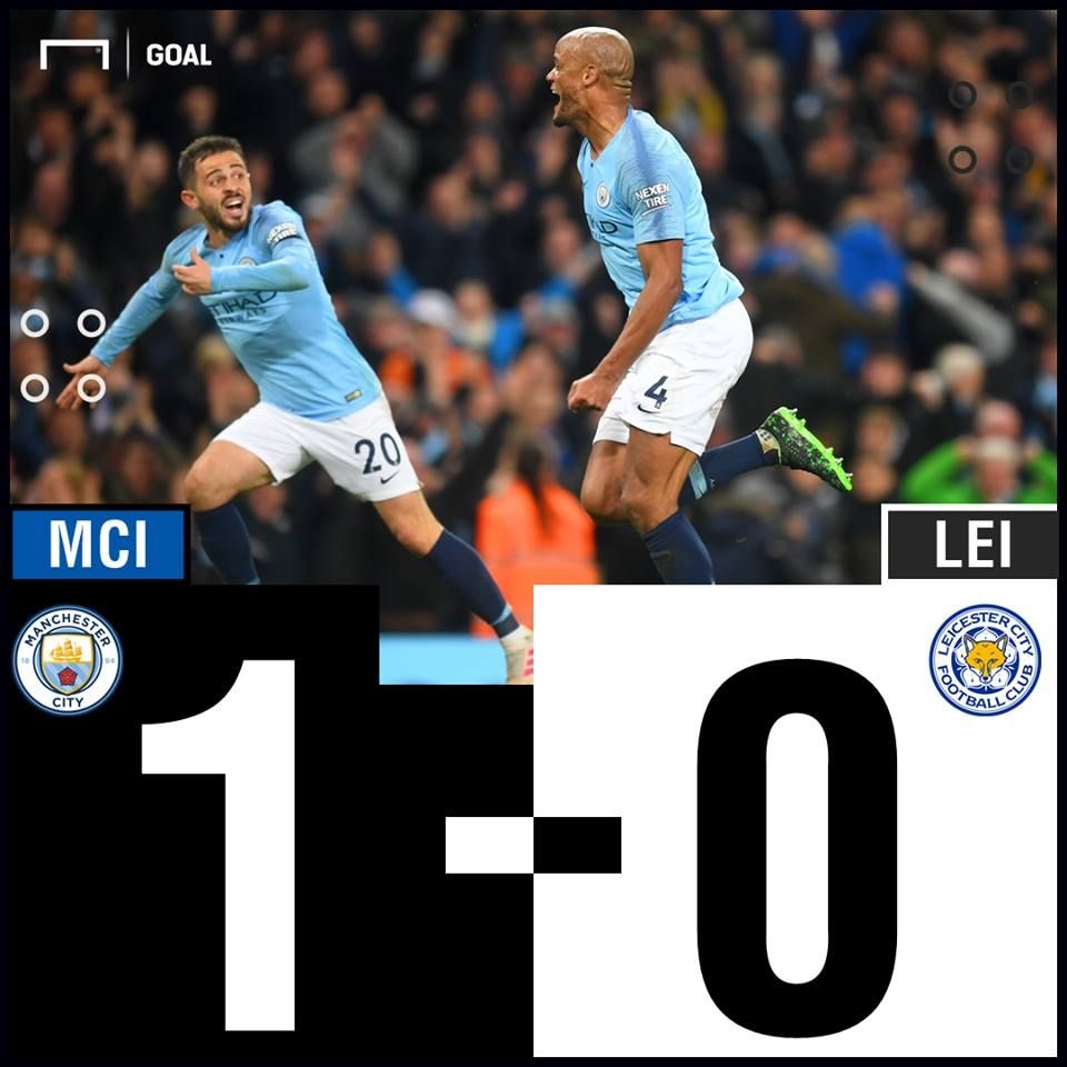 Manchester City vs Leicester City Result