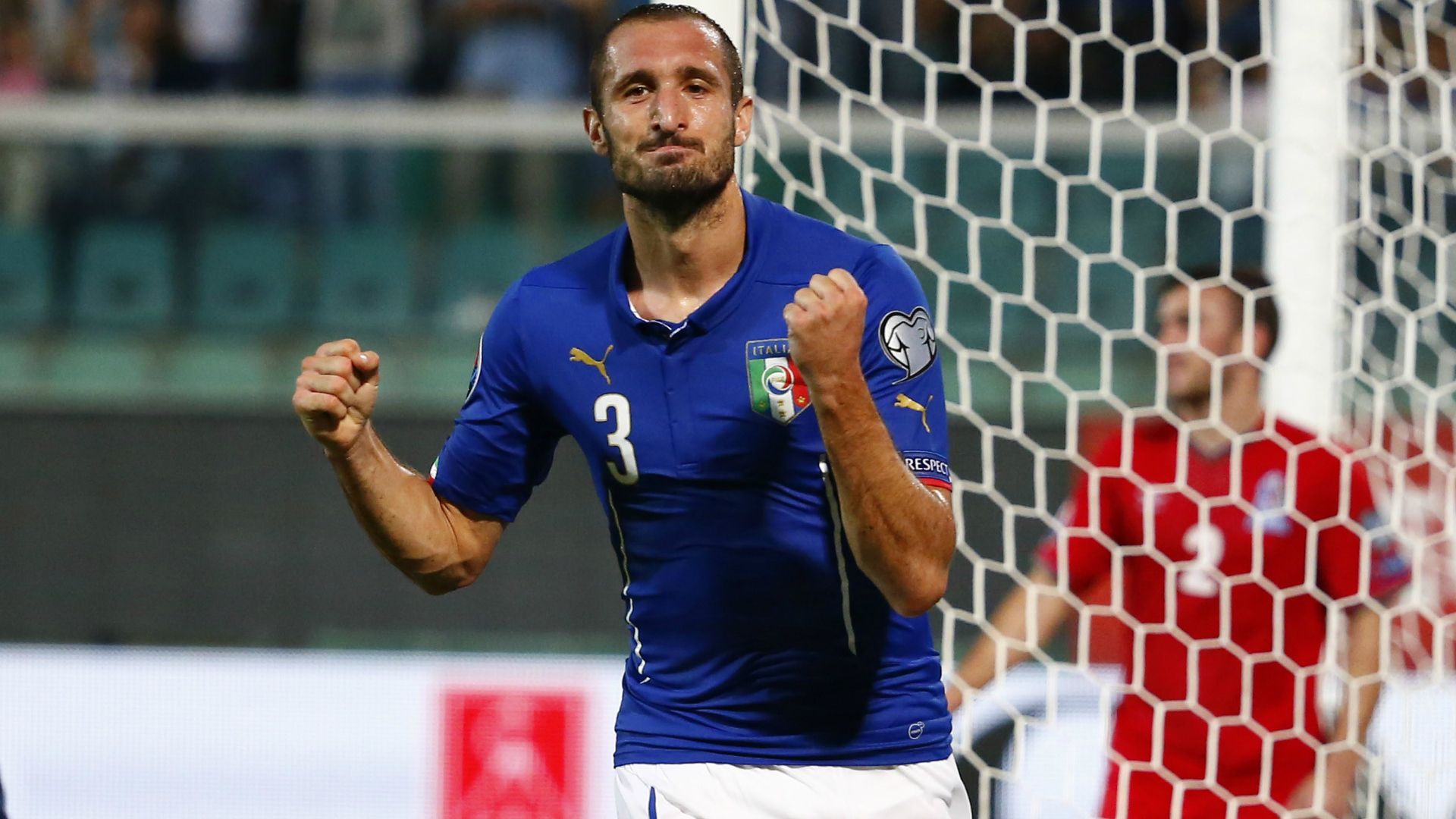 Giorgio Chiellini Italy Azerbaijan