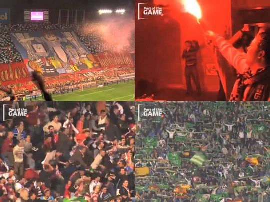 세비야 더비 사진. 출처=유튜브 채널 'partofthegametv' 캡처