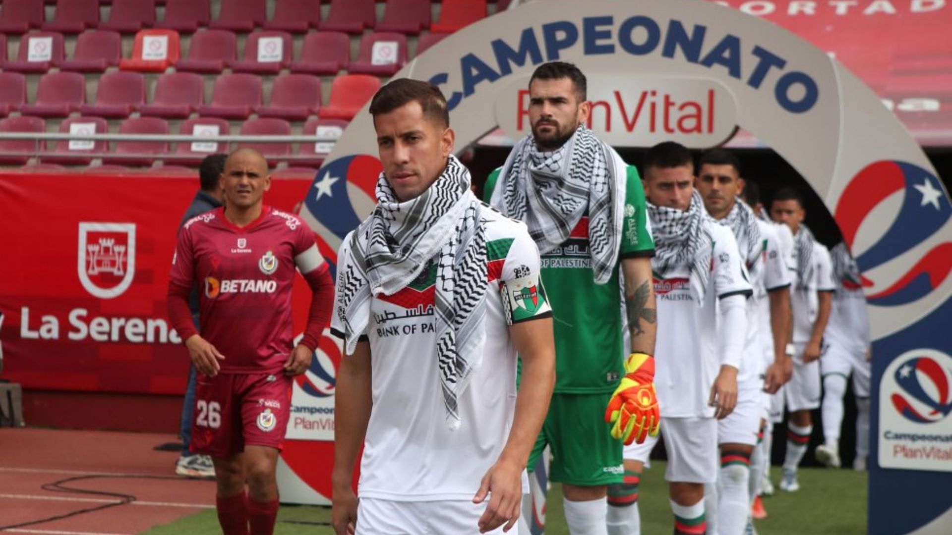 La Serena Palestino 140522 Agustín Farías Daniel Sappa Humberto Suazo