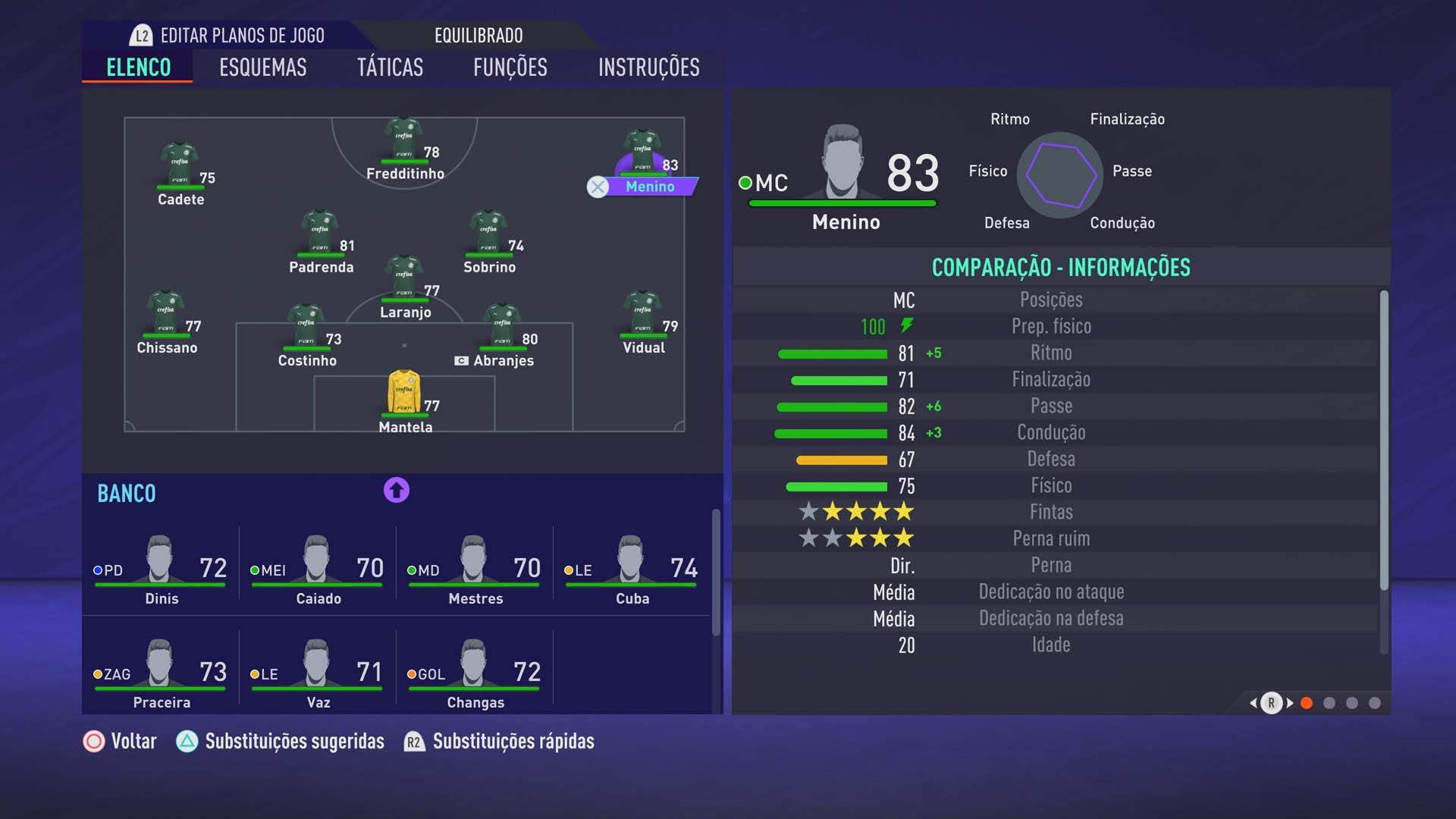 5 - Criar jogadores FIFA 21