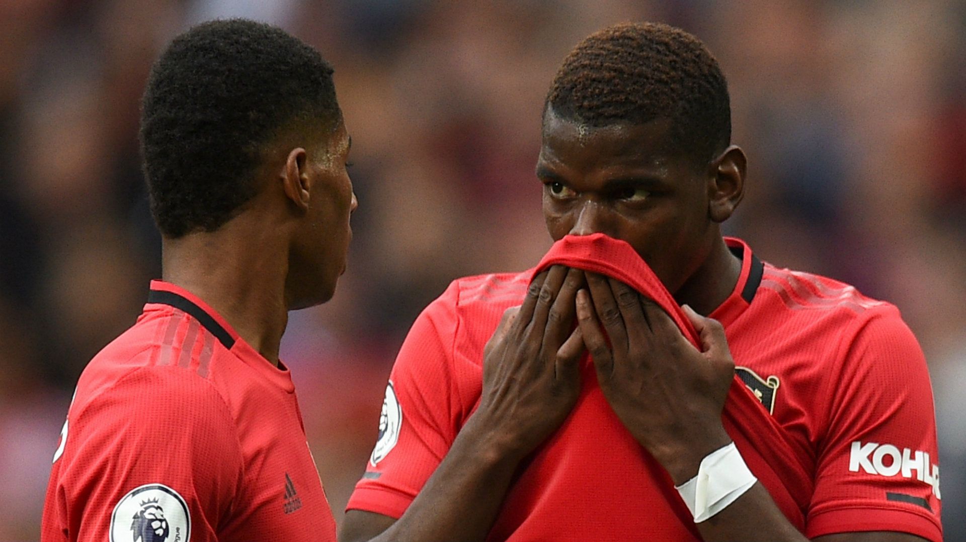 Marcus Rashford Paul Pogba Manchester United 2019-20