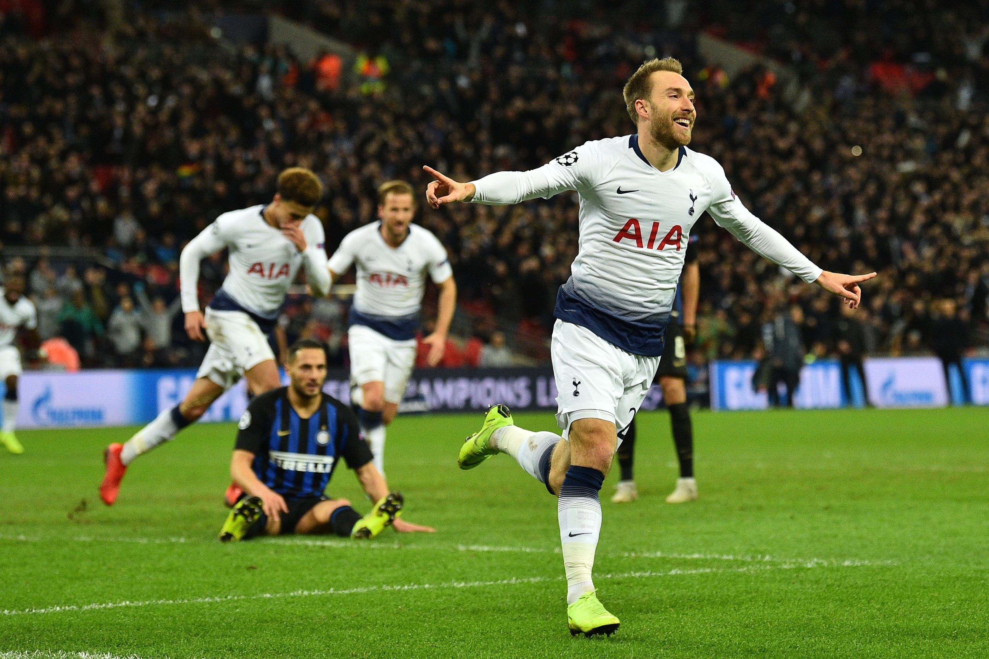 Christian Eriksen scored Inter Milan