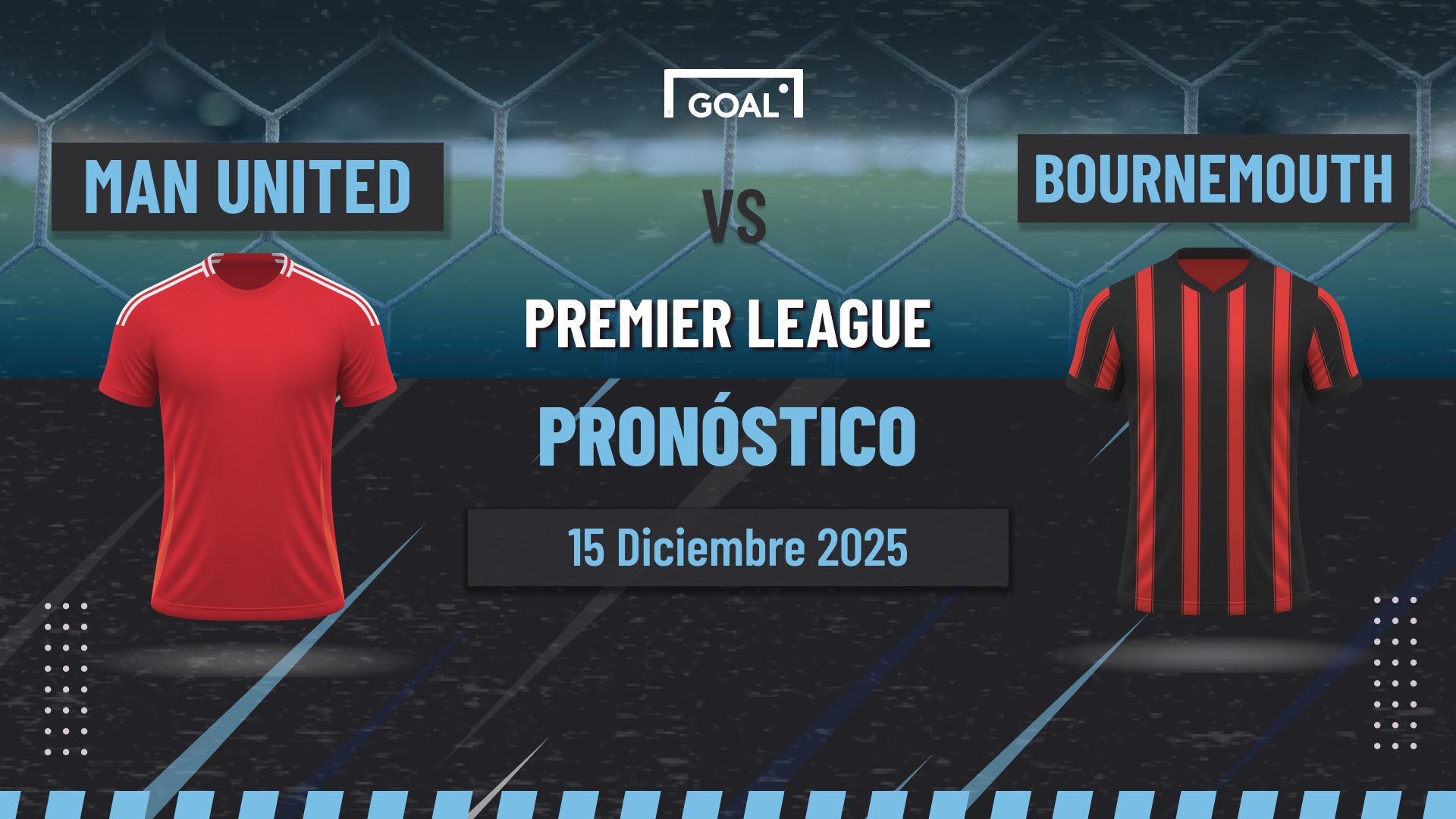 Manchester United vs Bournemouth Pronóstico y Apuestas Premier League | 15/12/25