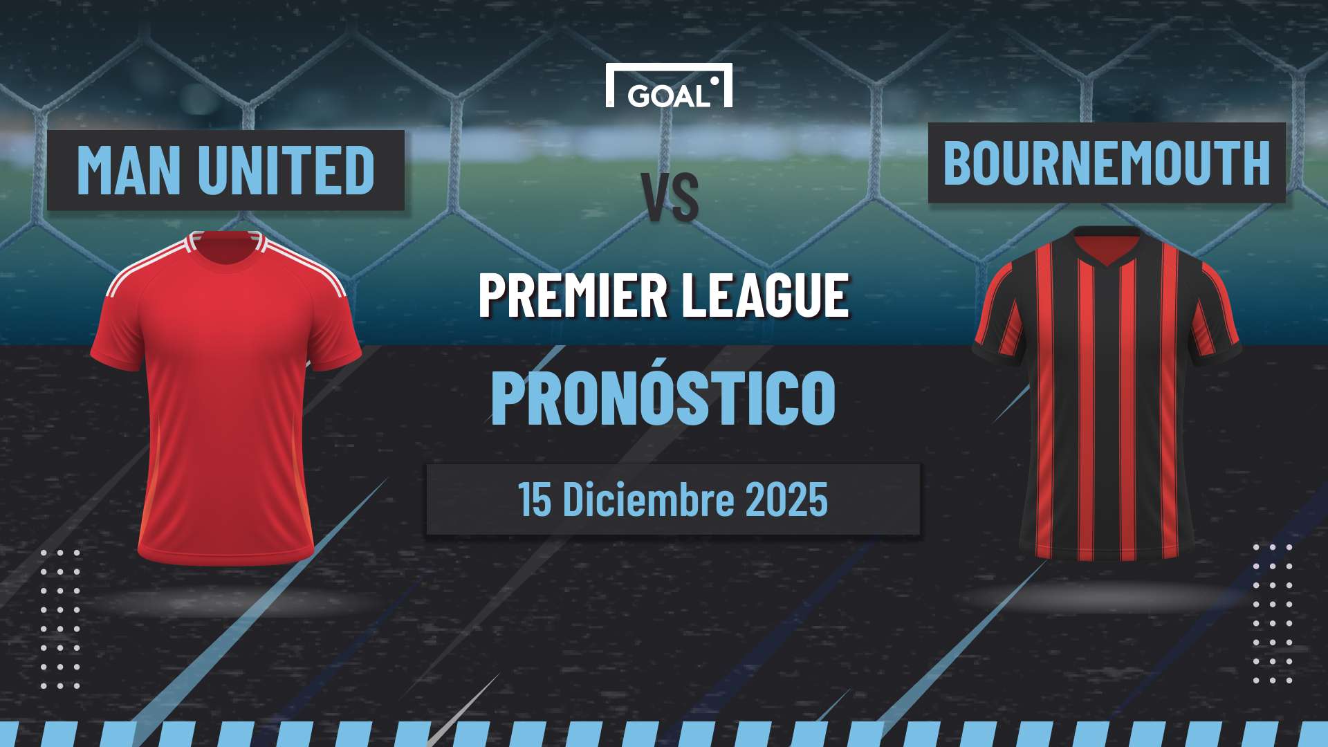 Manchester United vs Bournemouth Pronóstico y Apuestas Premier League | 15/12/25