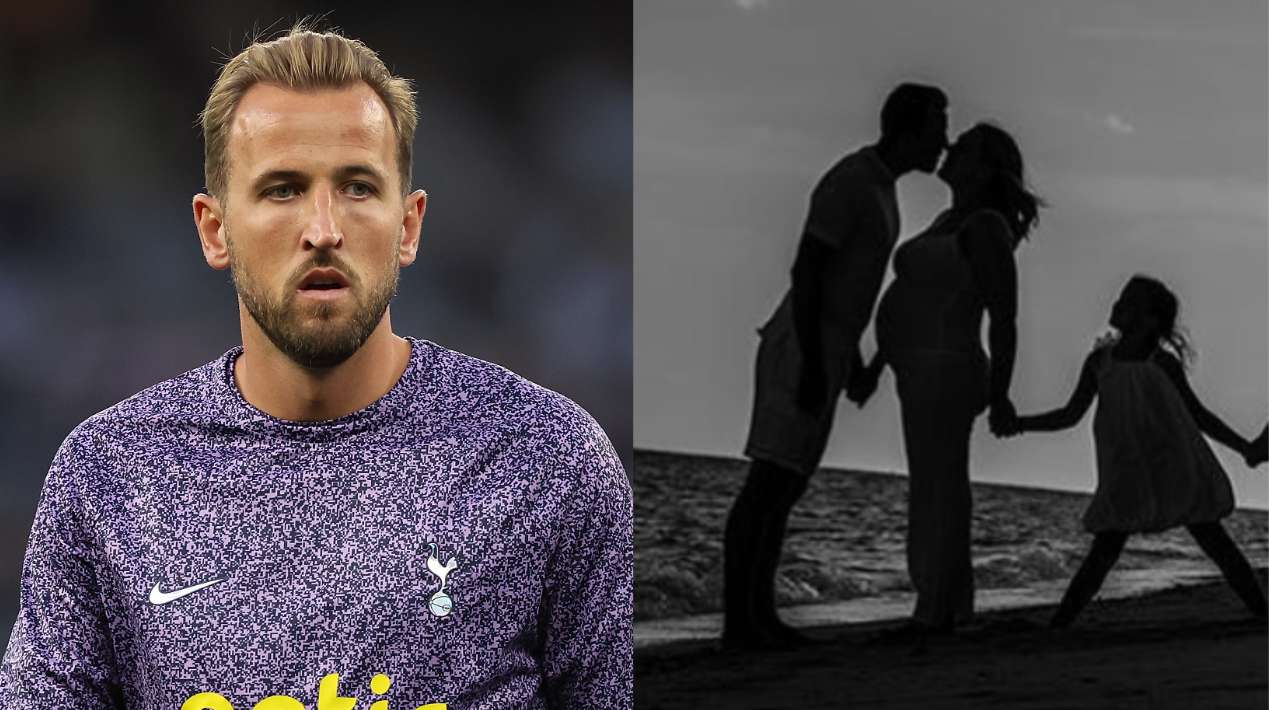 Harry Kane wife message split