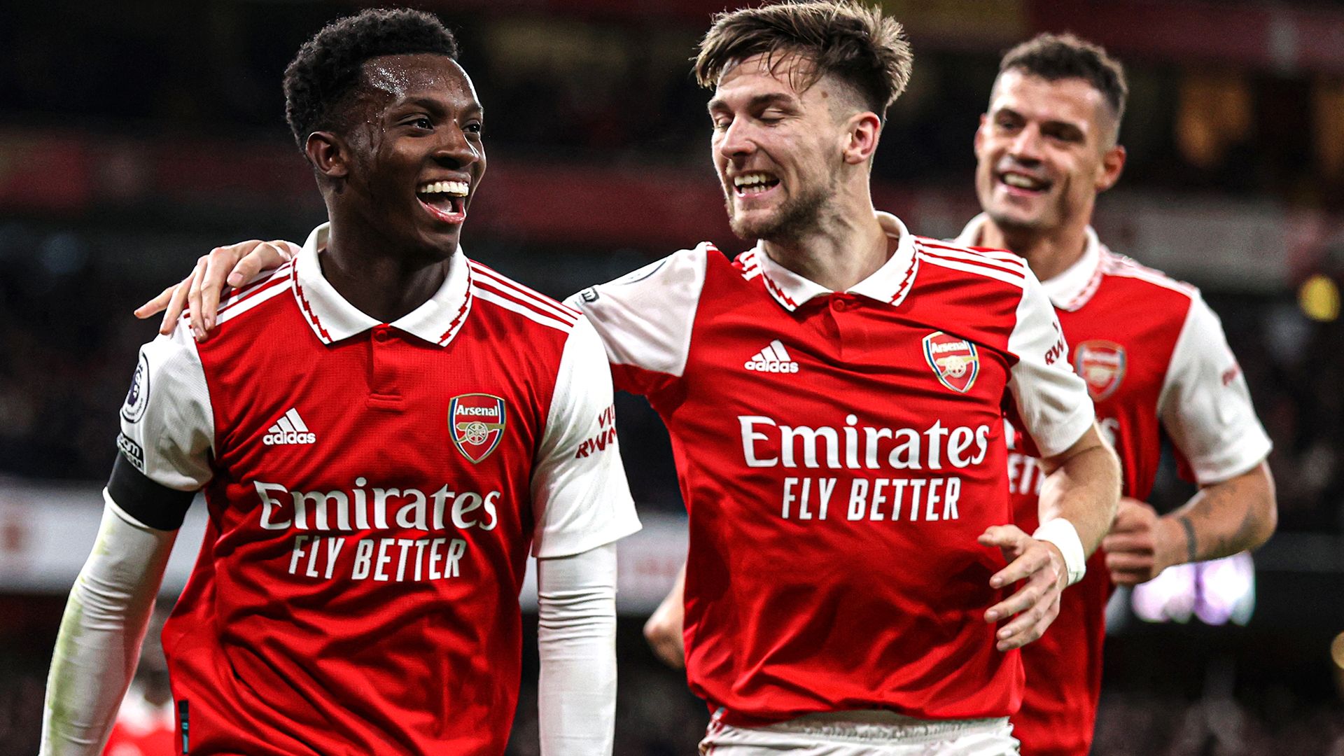 Eddie Nketiah Arsenal West Ham 2022-23