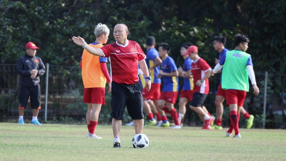 Olympic Việt Nam tập luyện chiều 15/8