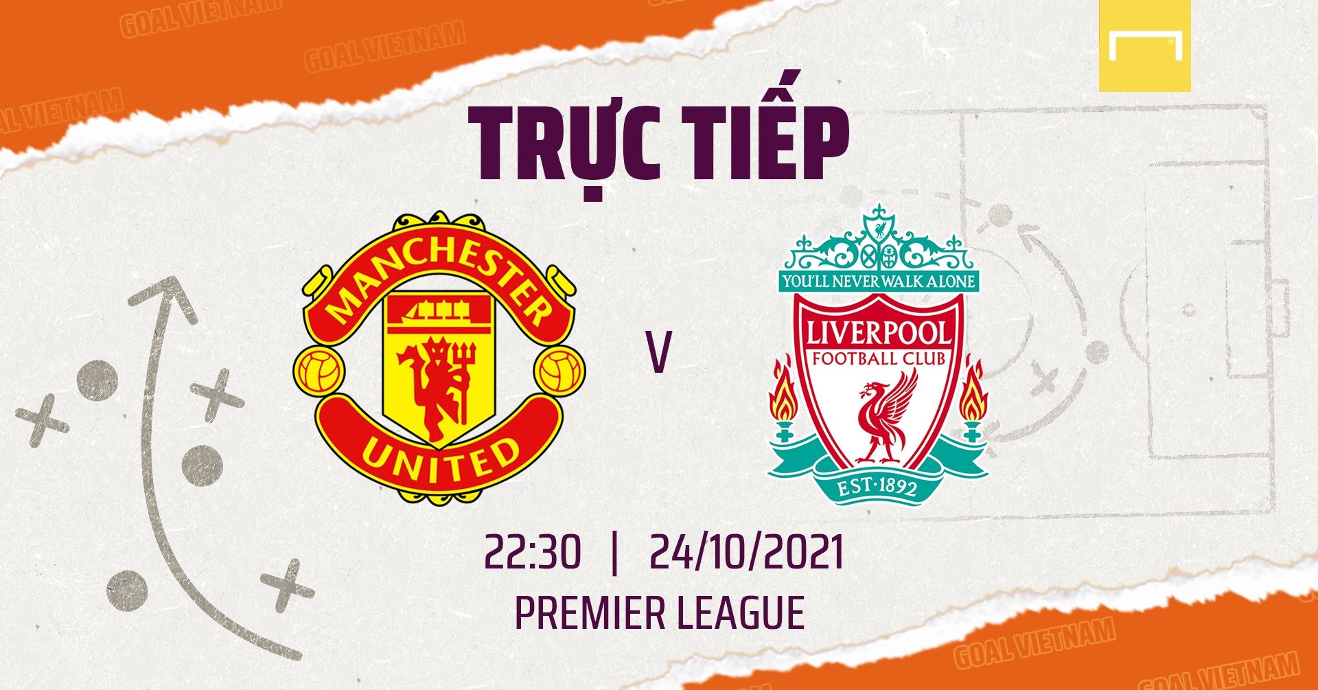Live Manchester United vs Liverpool Premier League 21/22 GFX