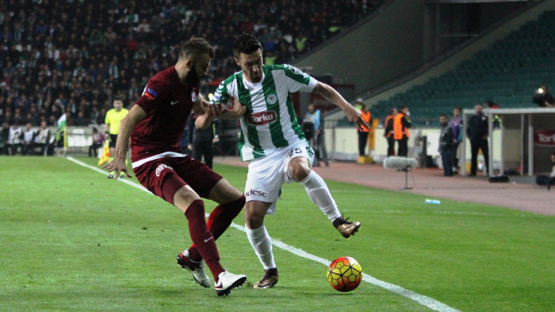 Mustafa Yumlu Rijad Bajic Torku Konyaspor Trabzonspor 03062016