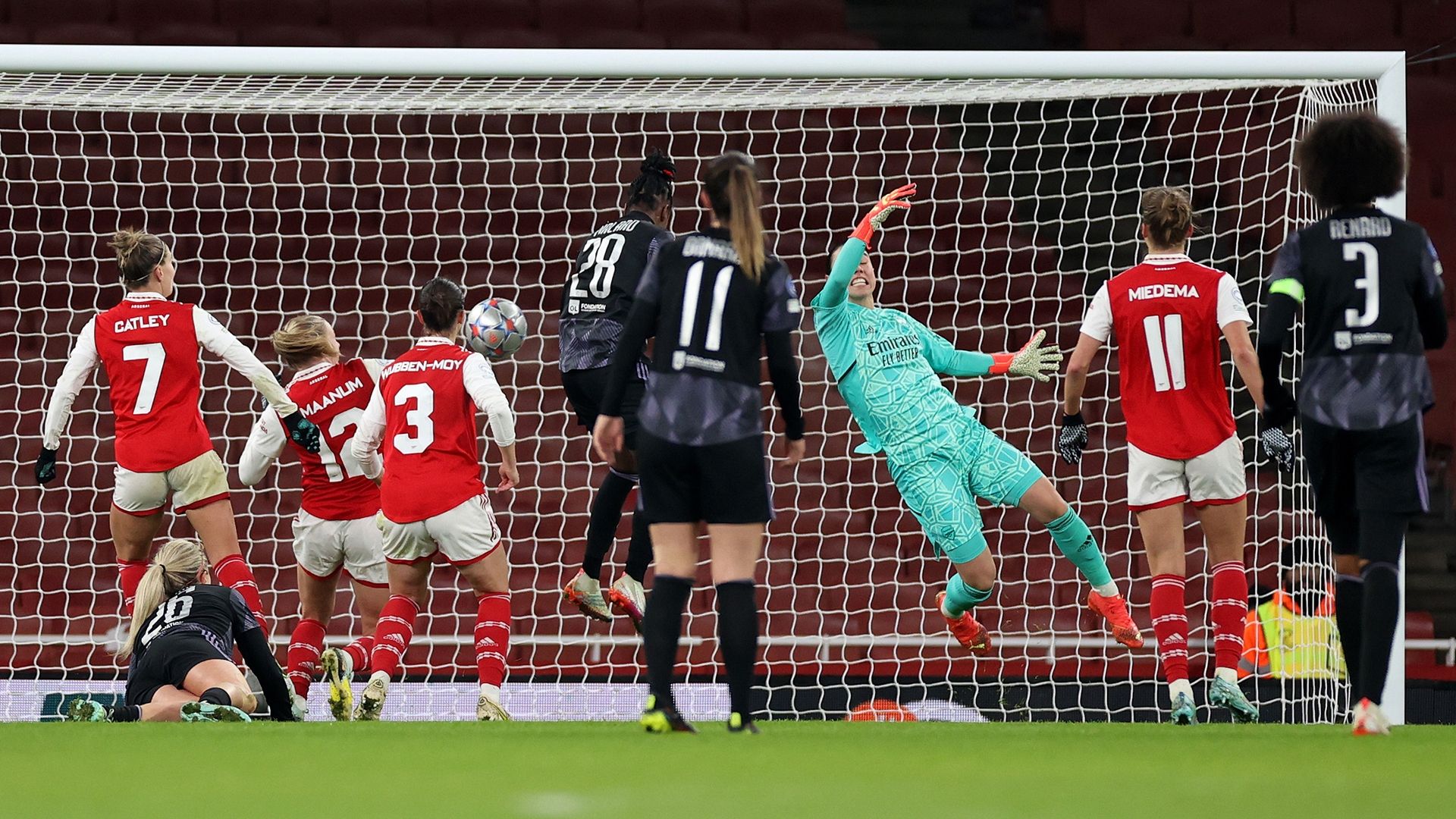 Melvine Malard Lyon Arsenal Women's Champions League 2022-23