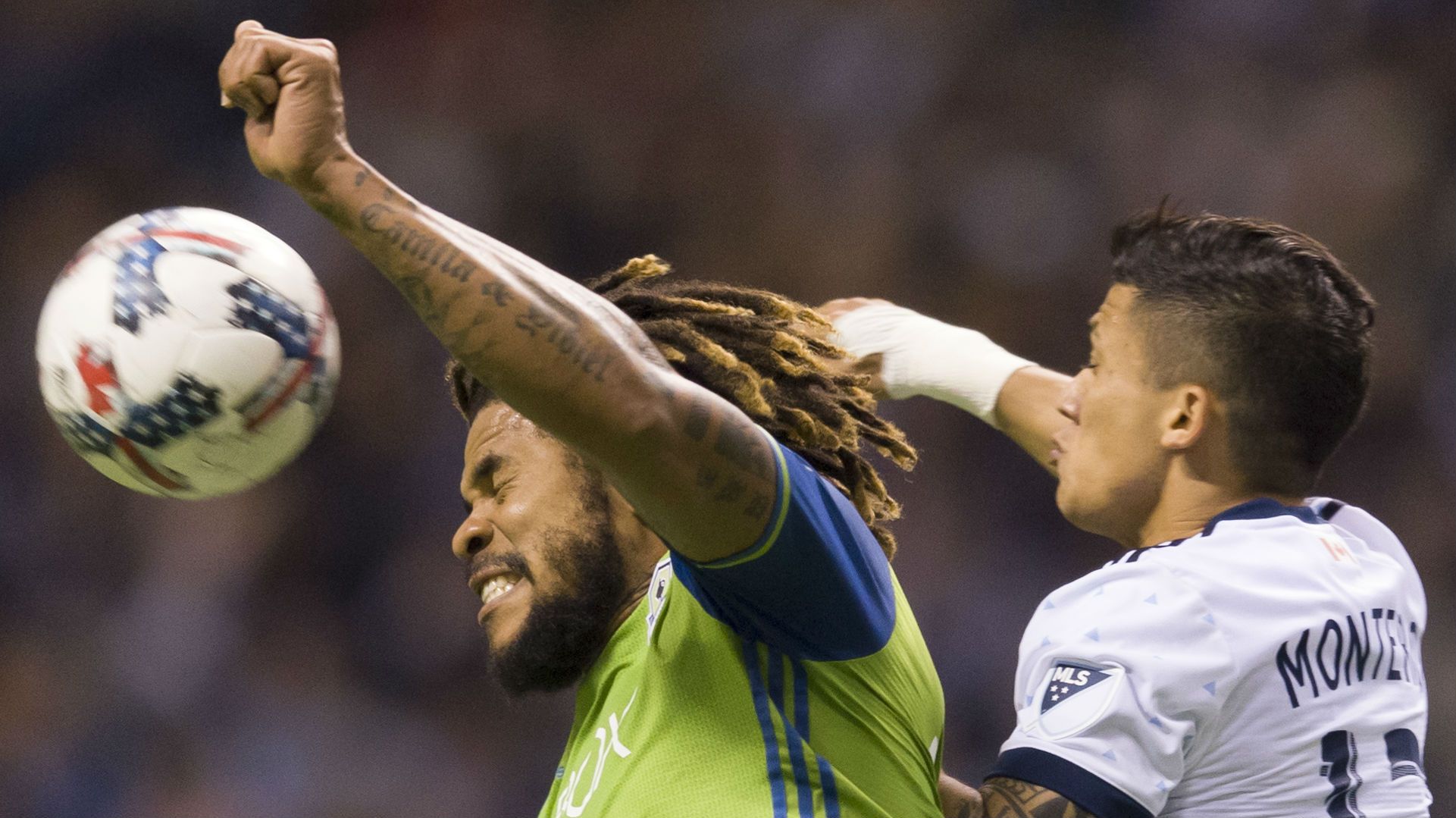 Roman Torres, Fredy Montero, Seattle Sounders, Vancouver Whitecaps, MLS