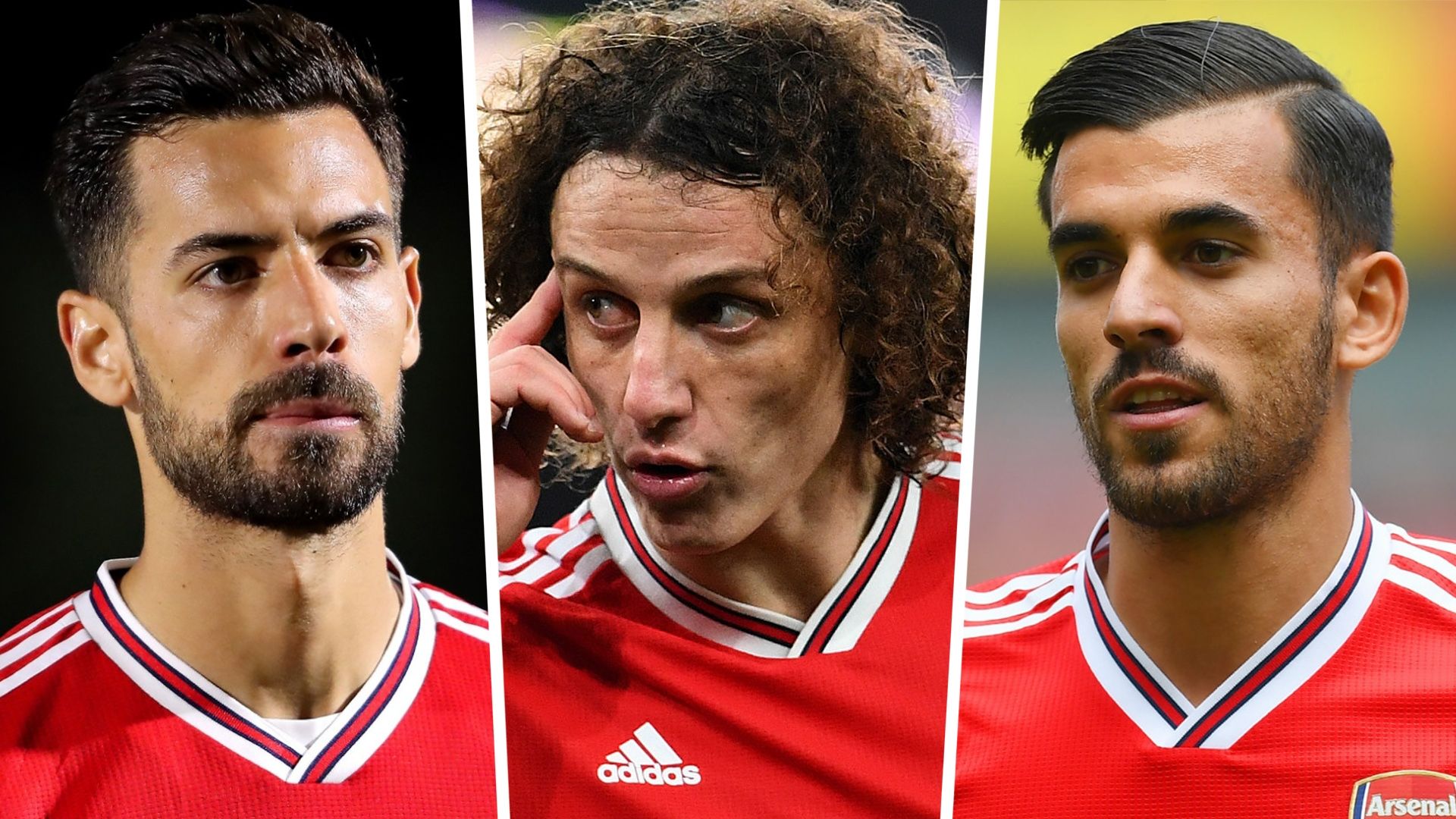 Pablo Mari David Luiz Dani Ceballos Arsenal 2019-20