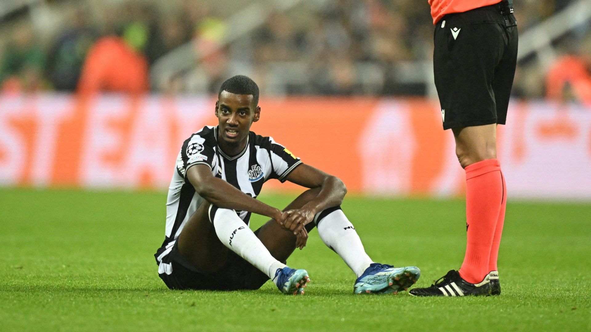 Alexander Isak Newcastle Dortmund Champions League 2023-24