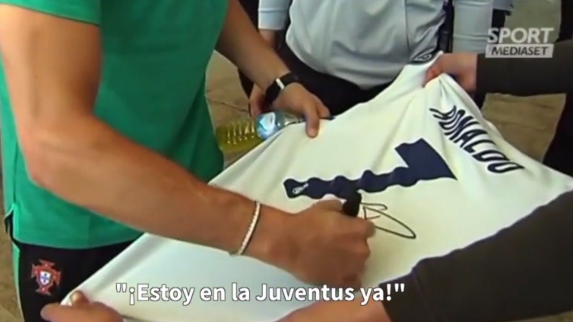 Cristiano Ronaldo camisa Real Madrid autógrafo