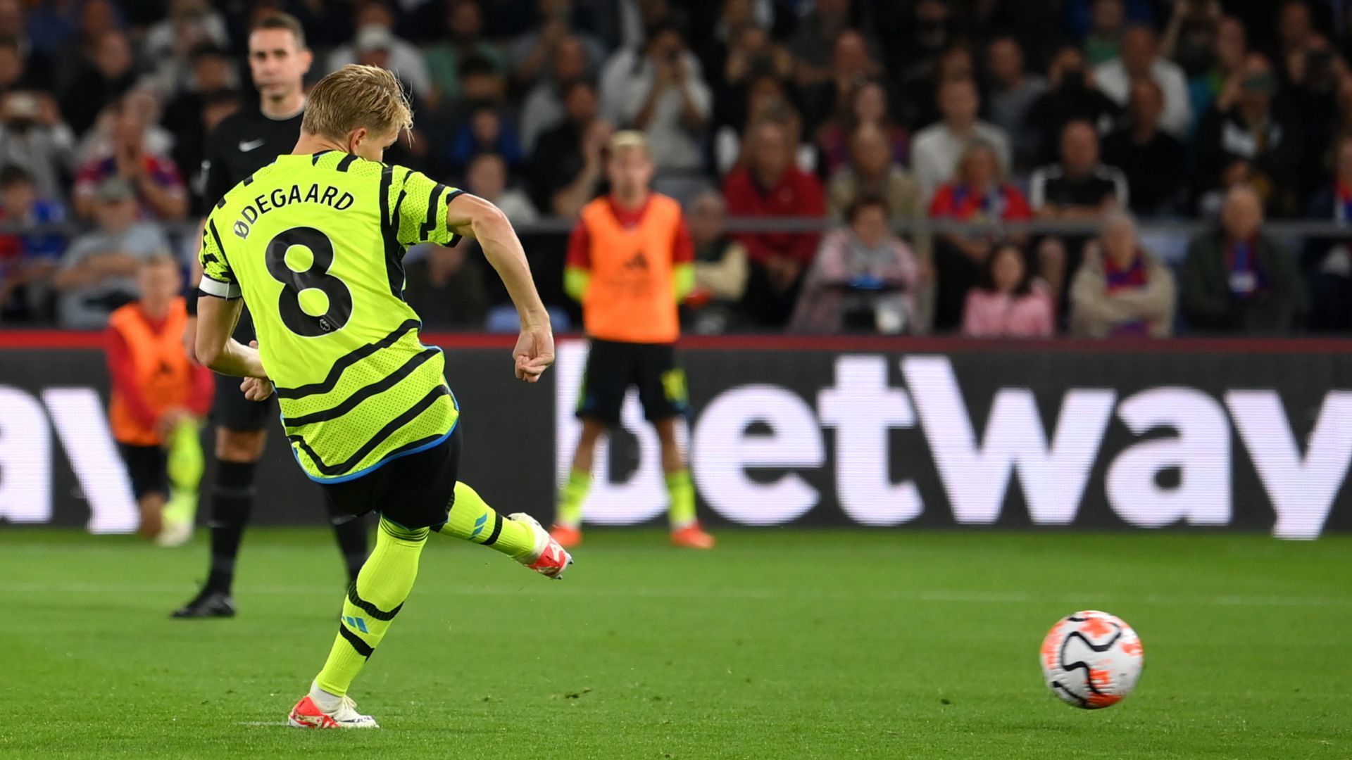 Martin Odegaard Arsenal penalty 2023-24