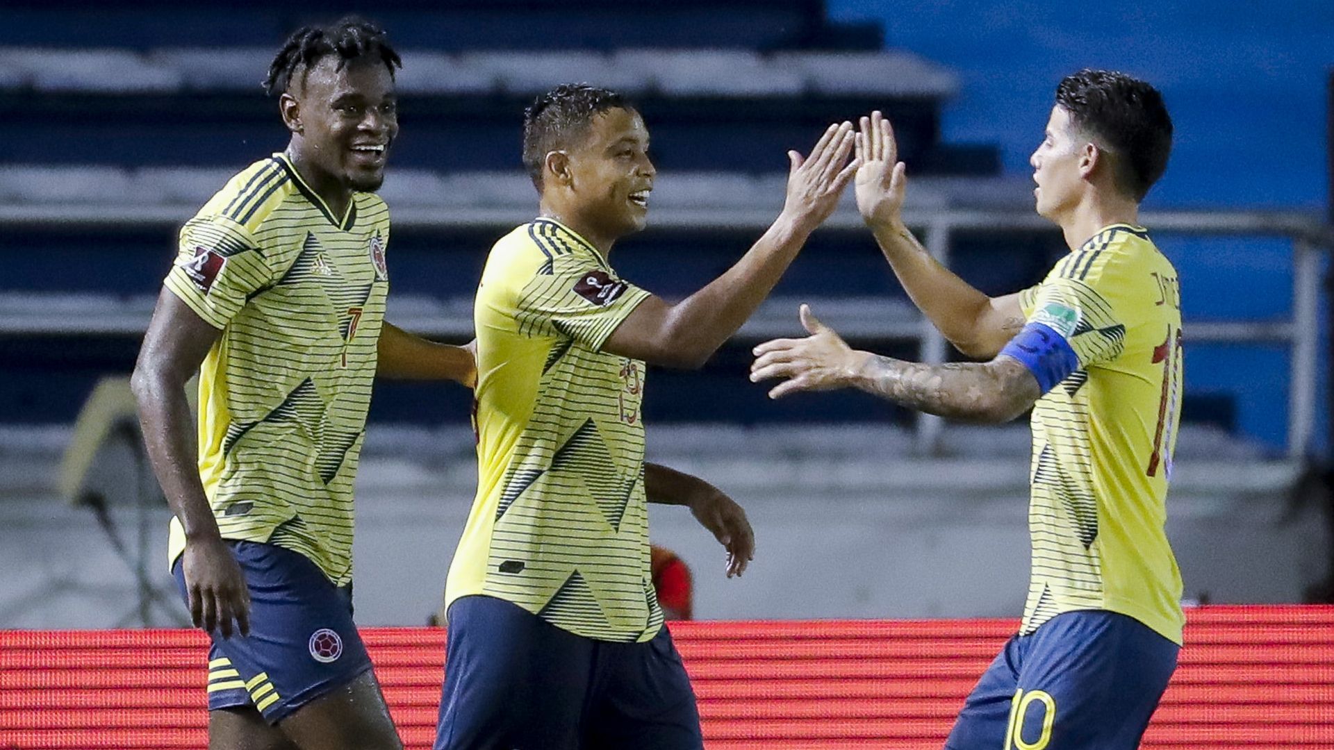 Duván Zapata Luis Muriel James Rodríguez Colombia Venezuela 2020