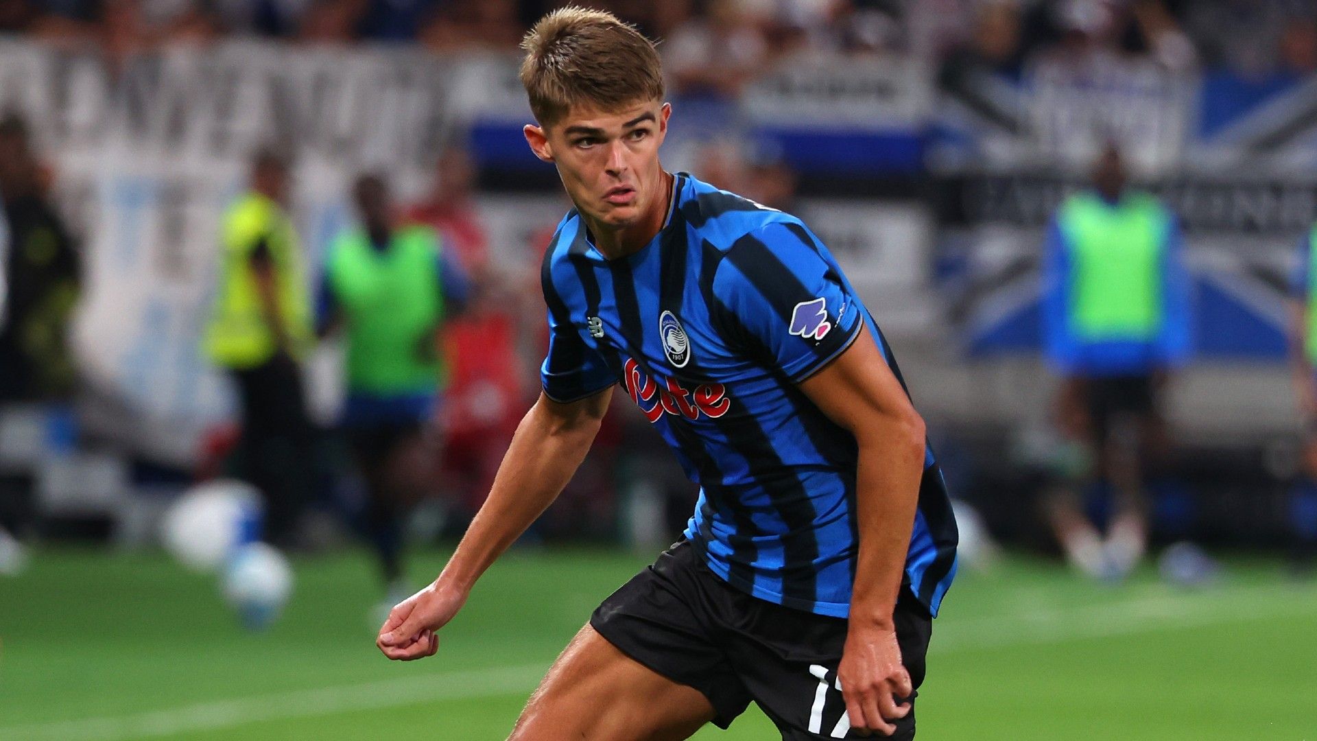  Charles De Ketelaere of Atalanta runs with the ball 