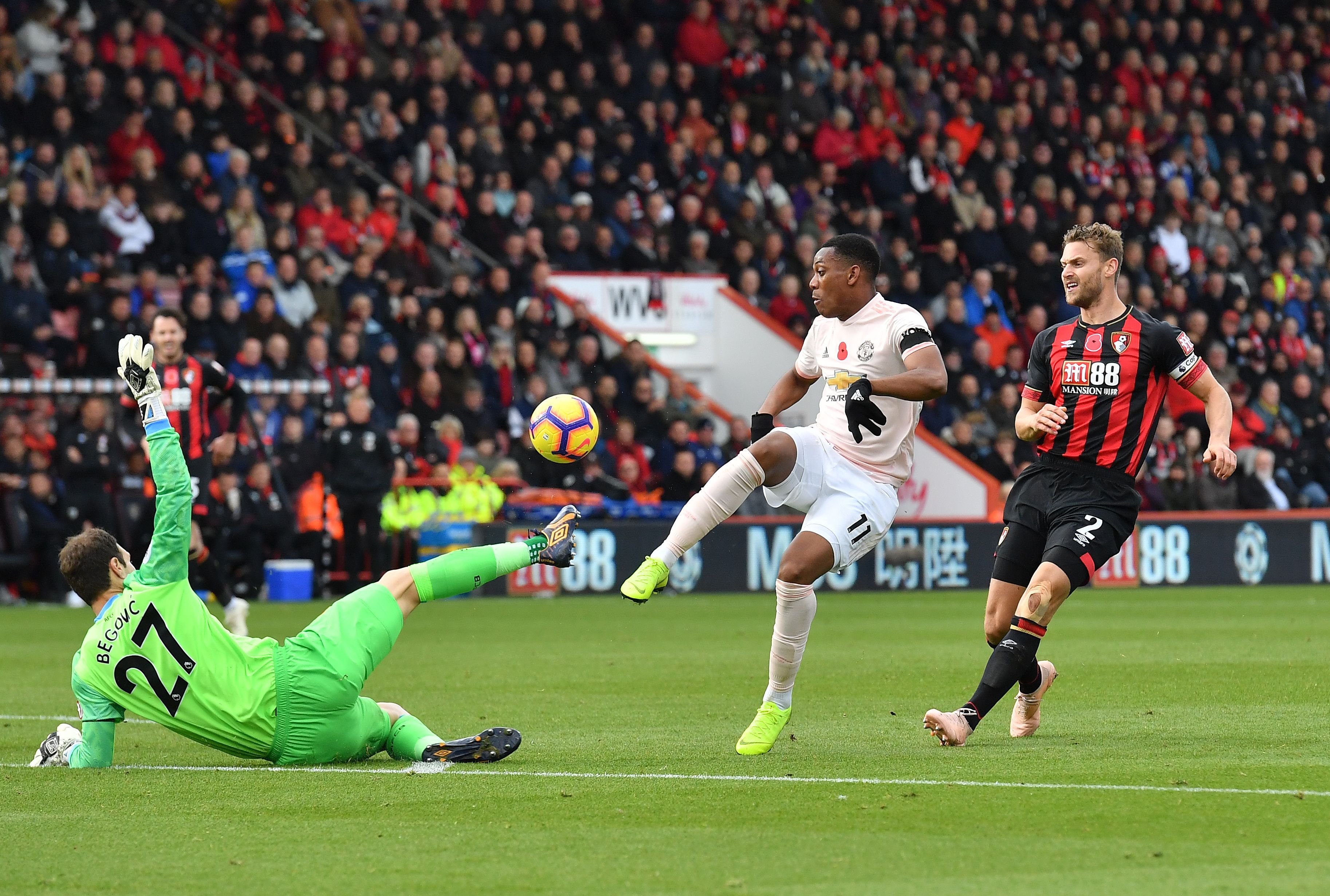 Bournemouth Manchester United Premier League 03112018