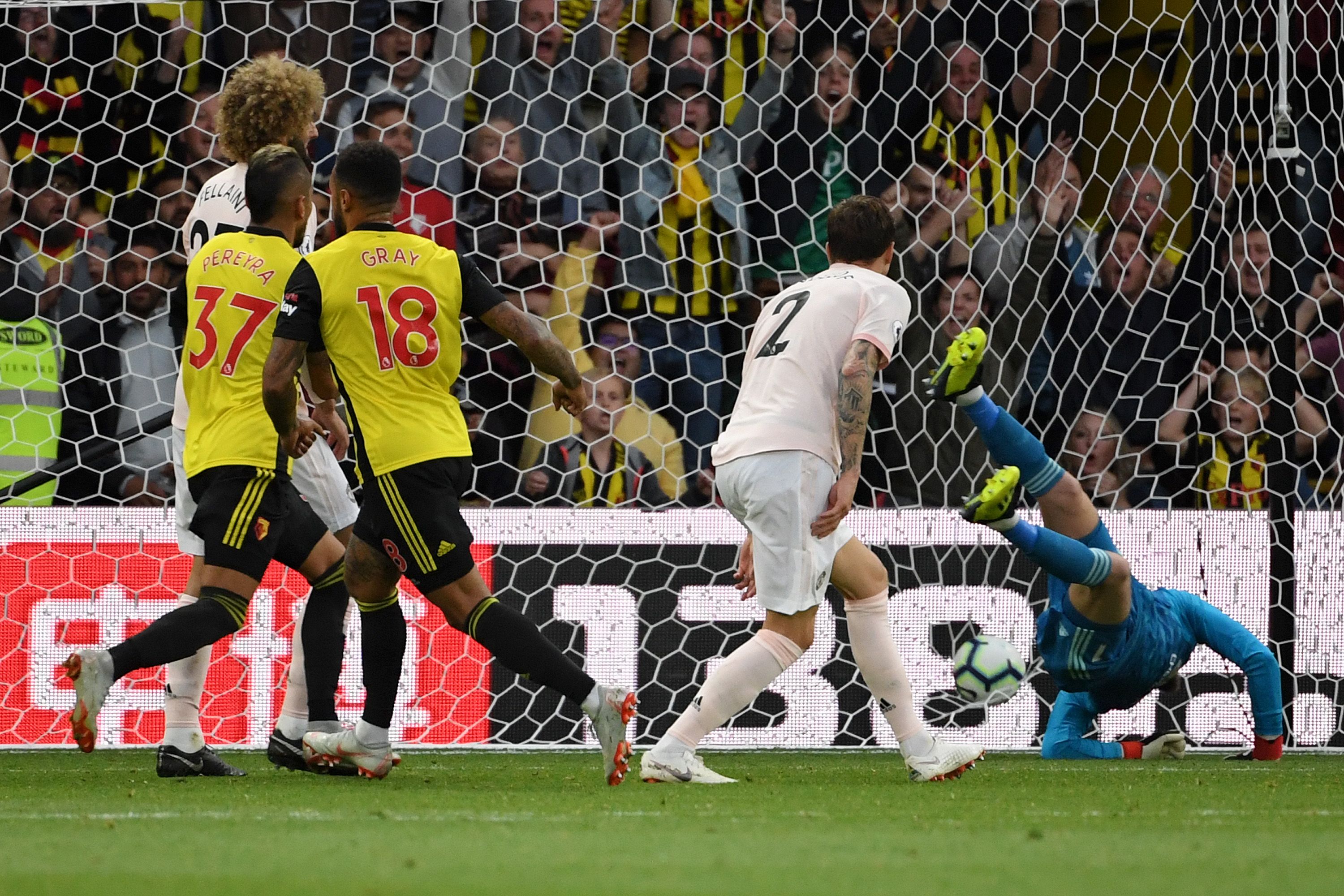 Andre Gray Watford Man United Premier League 15092018