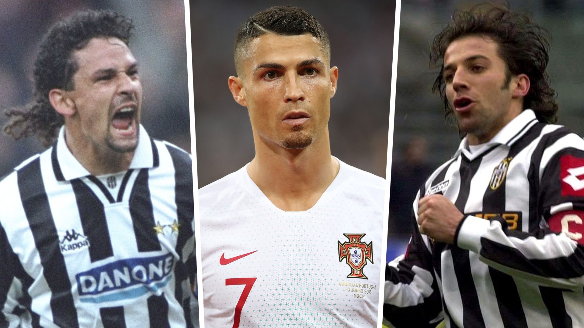 Roberto Baggio Cristiano Ronaldo Alessandro Del Piero Split