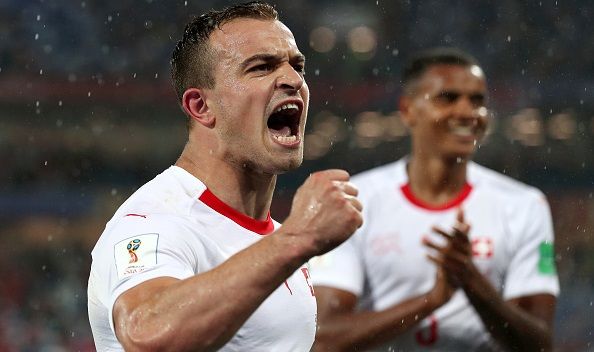 Shaqiri scores a winner vs SRB