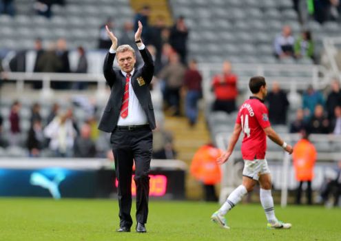 David Moyes Chicharito Manchester United