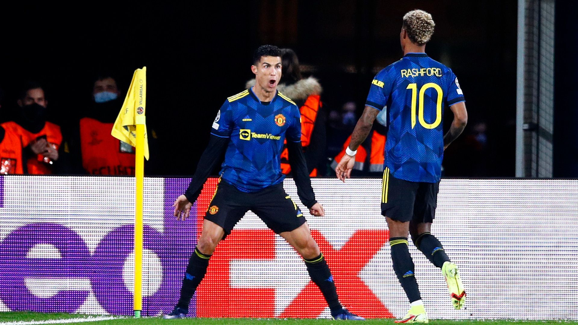 Cristiano Ronaldo Rashford Villarreal Manchester United Champions League