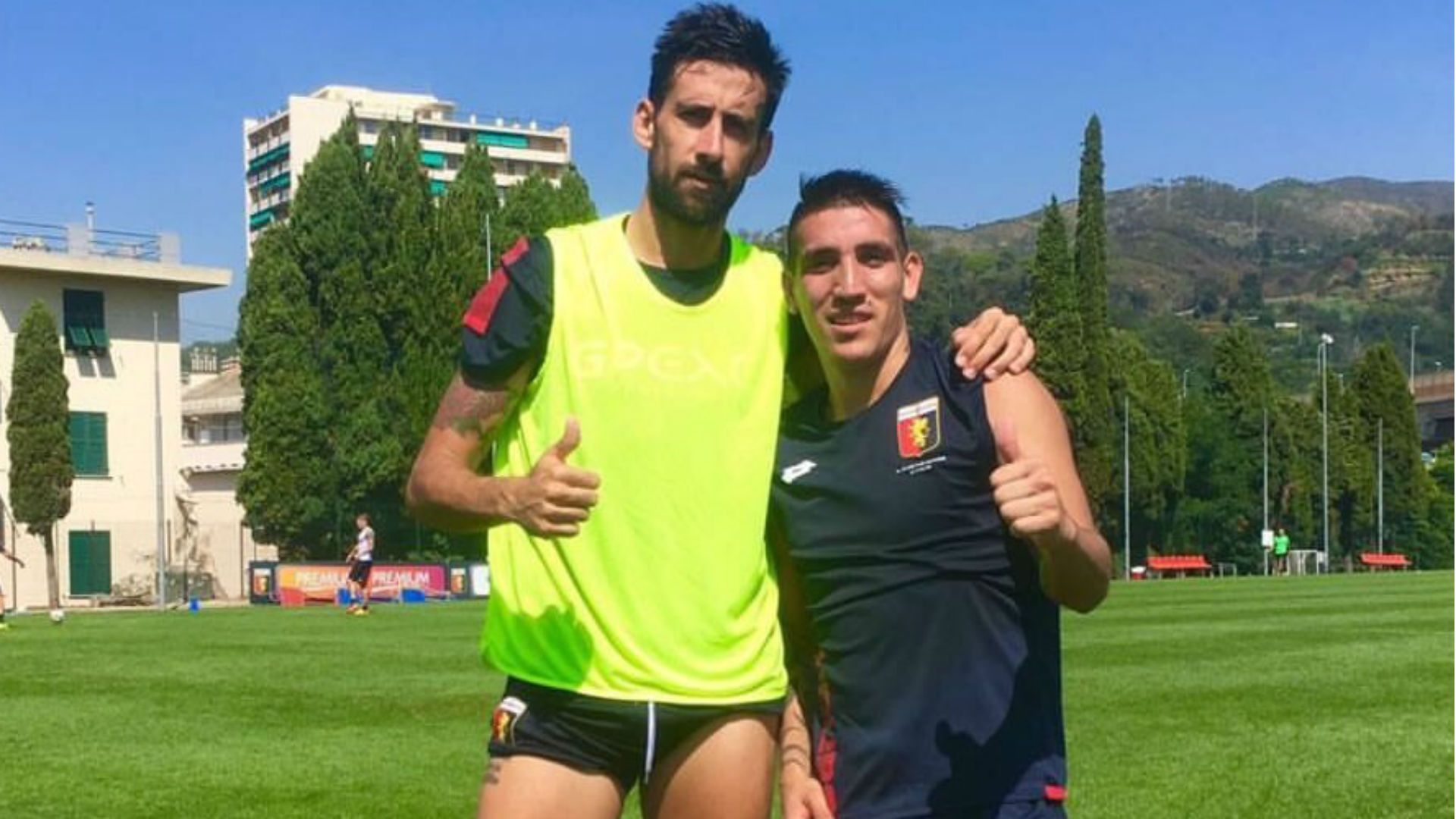 Nicolas Spolli Ricardo Centurion Genoa 31072017