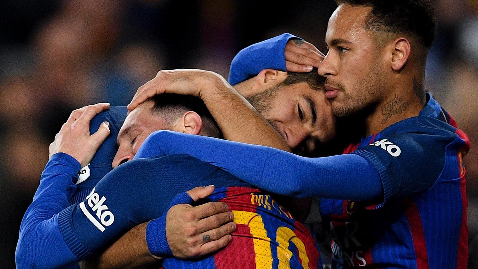 Messi Neymar Suarez Barcelona 12012017