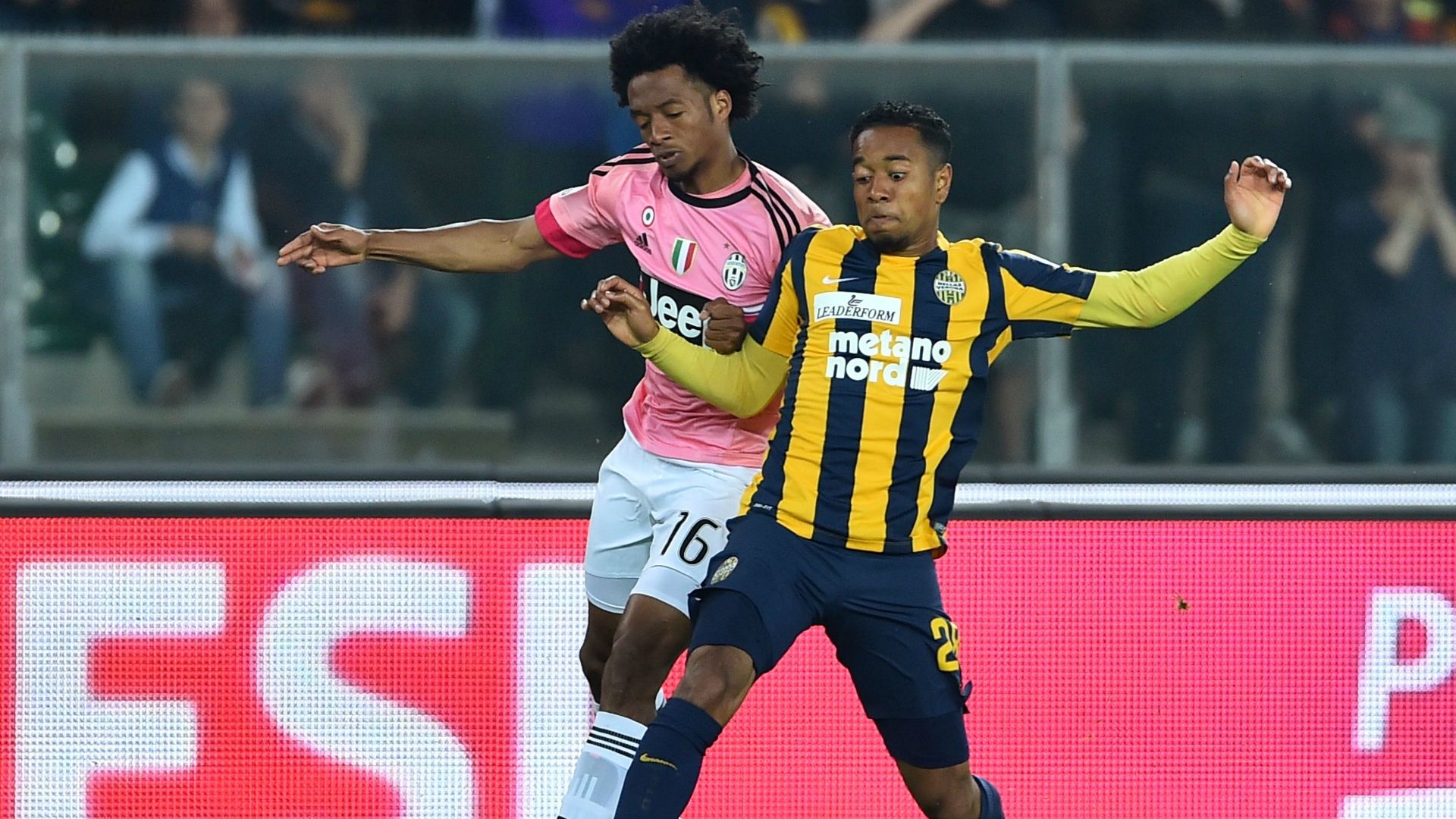 Urby Emanuelson Juan Cuadrado Verona Juventus