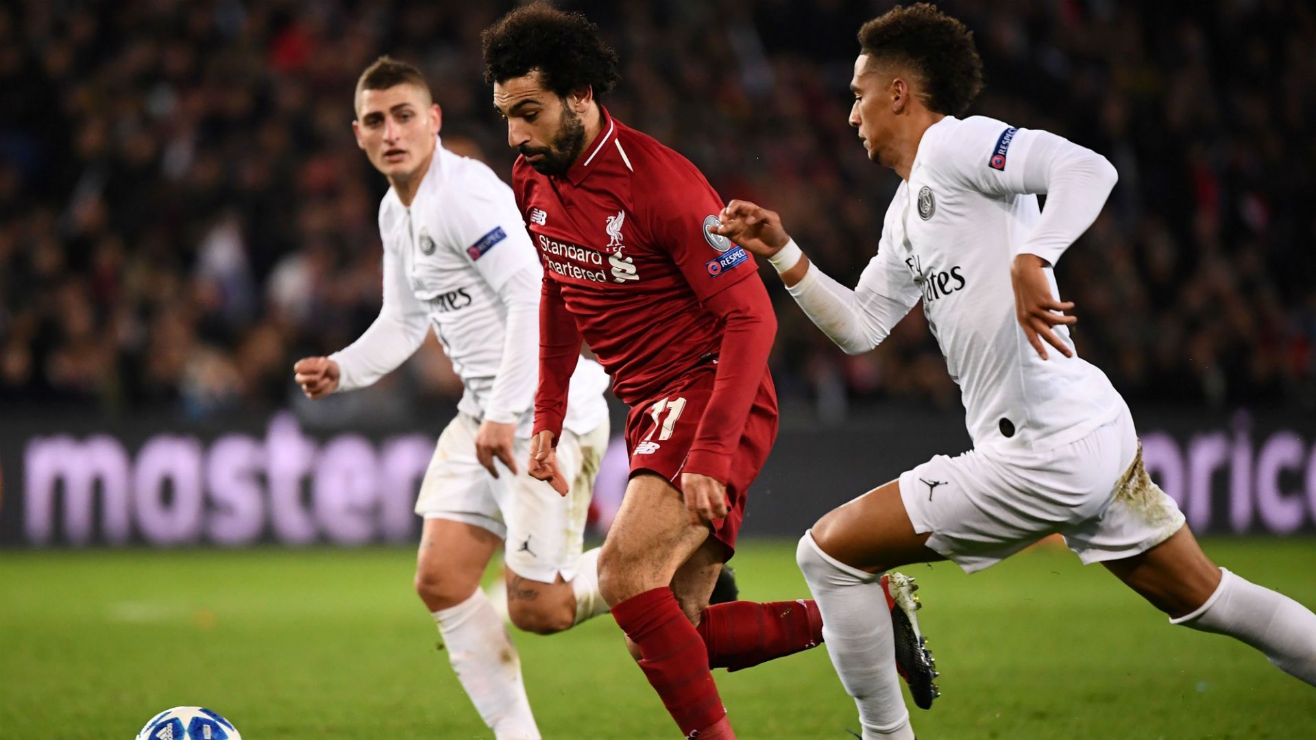 Mohamed Salah PSG Liverpool UEFA Champions League 28112018