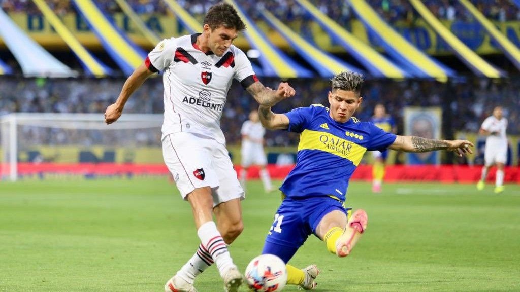 Juan Garro Jorman Campuzano Boca Juniors Newells Liga Profesional 30112021
