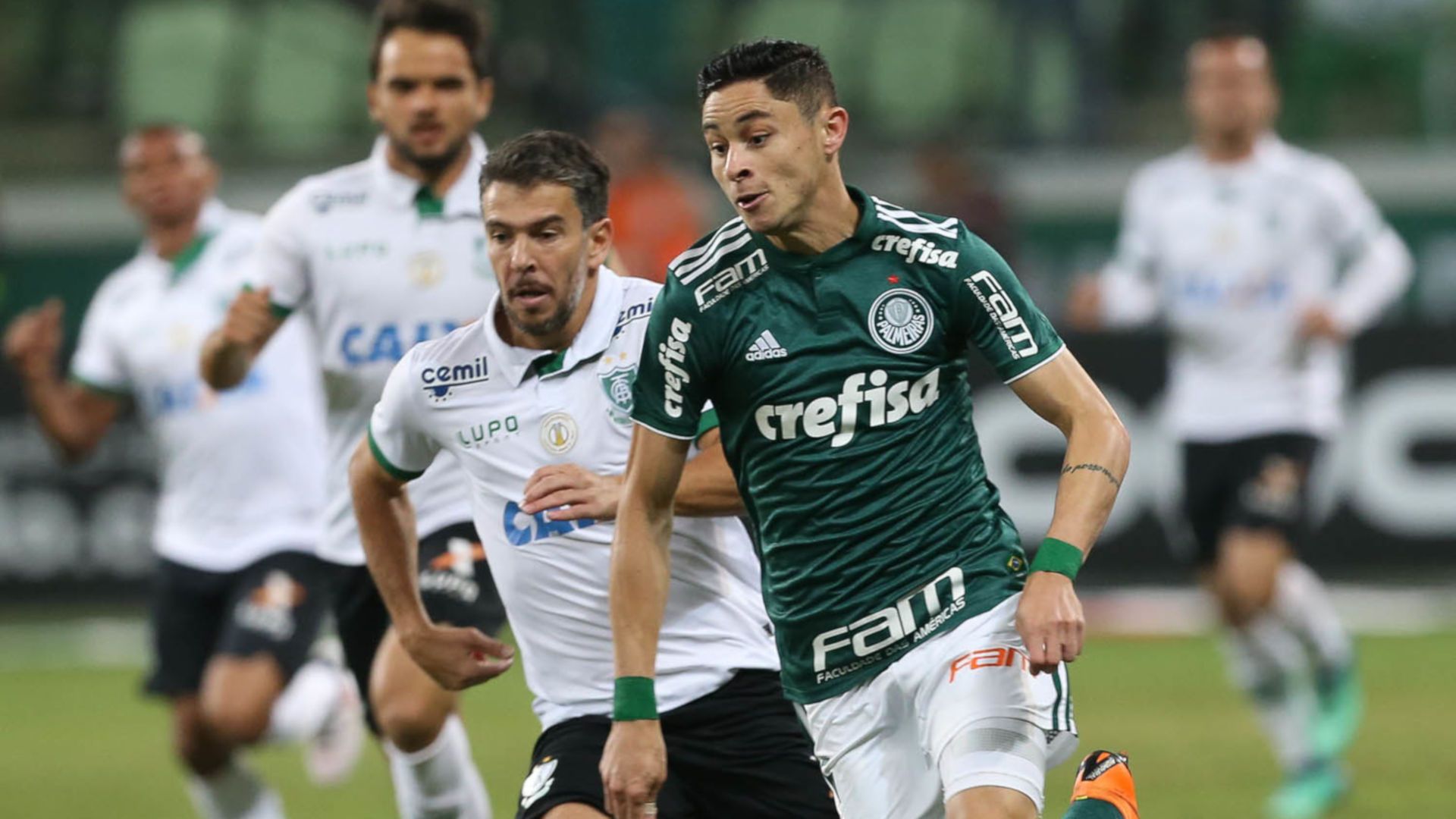 Diogo Barbosa Leandro Donizete Palmeiras America-MG Copa do Brasil 23052018