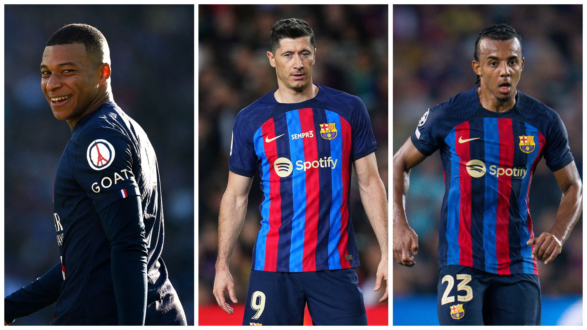 Mbappe Lewandowski Kounde