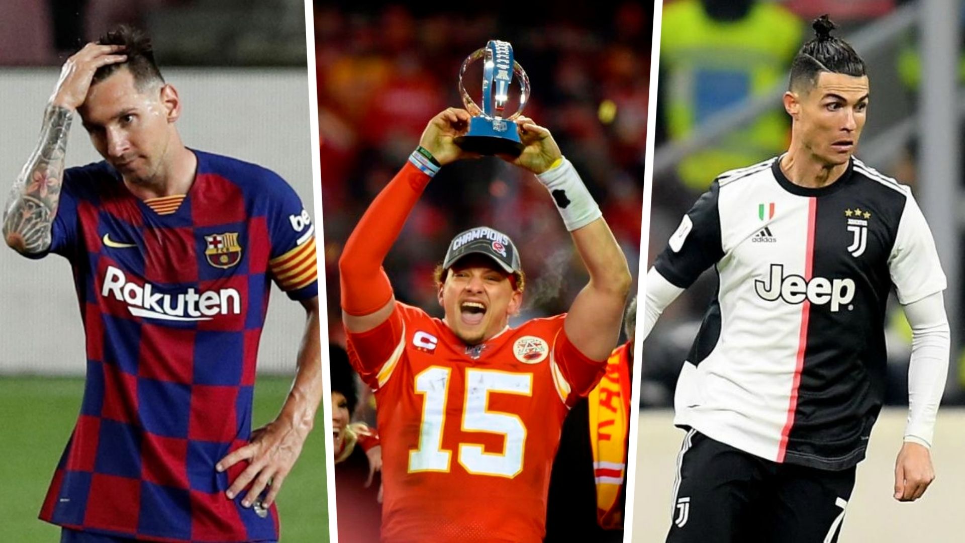 Messi Mahomes Cristiano