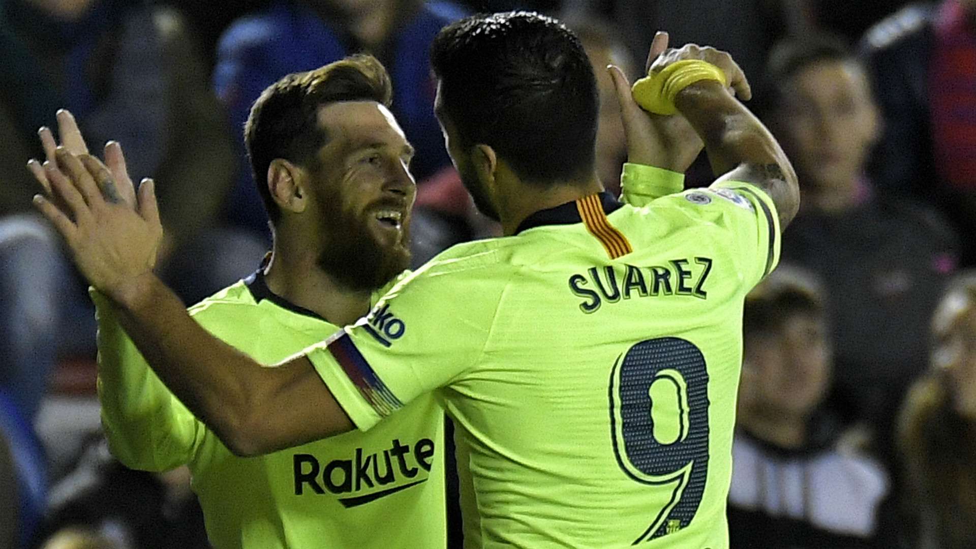 MESSI SUAREZ LEVANTE BARCELONA LALIGA