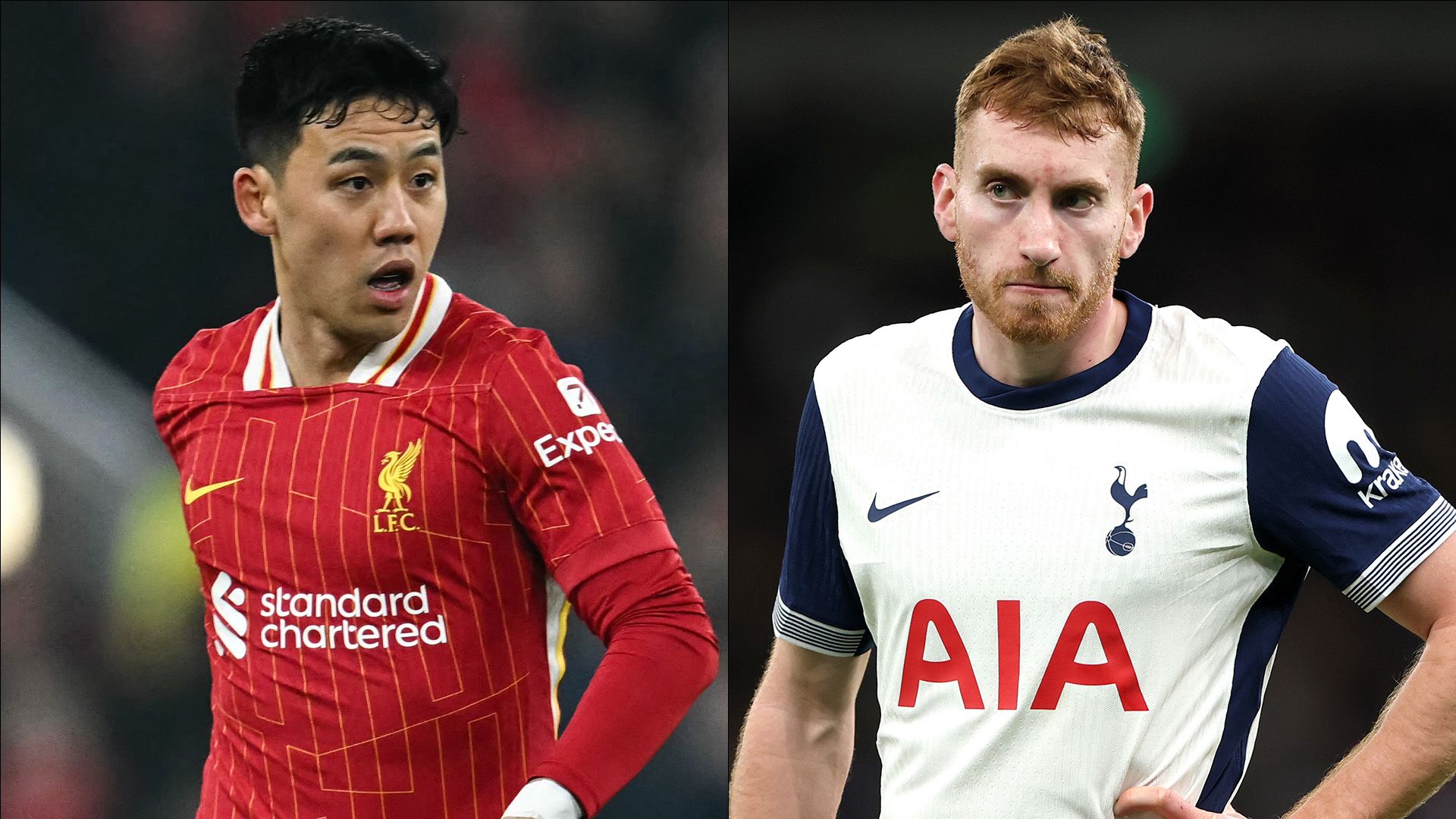 Wataru Endo Liverpool Dejan Kulusevski Tottenham