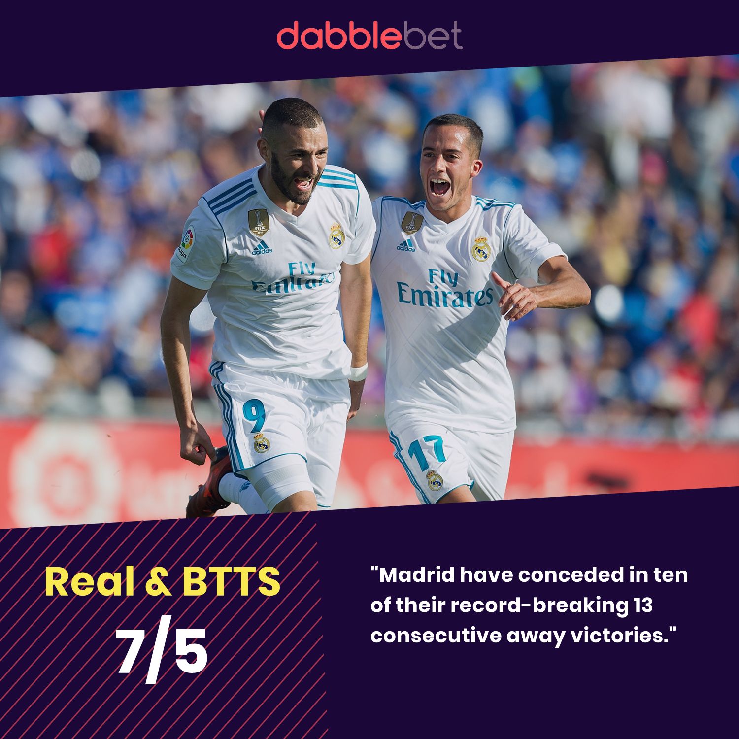 Girona Real Madrid graphic