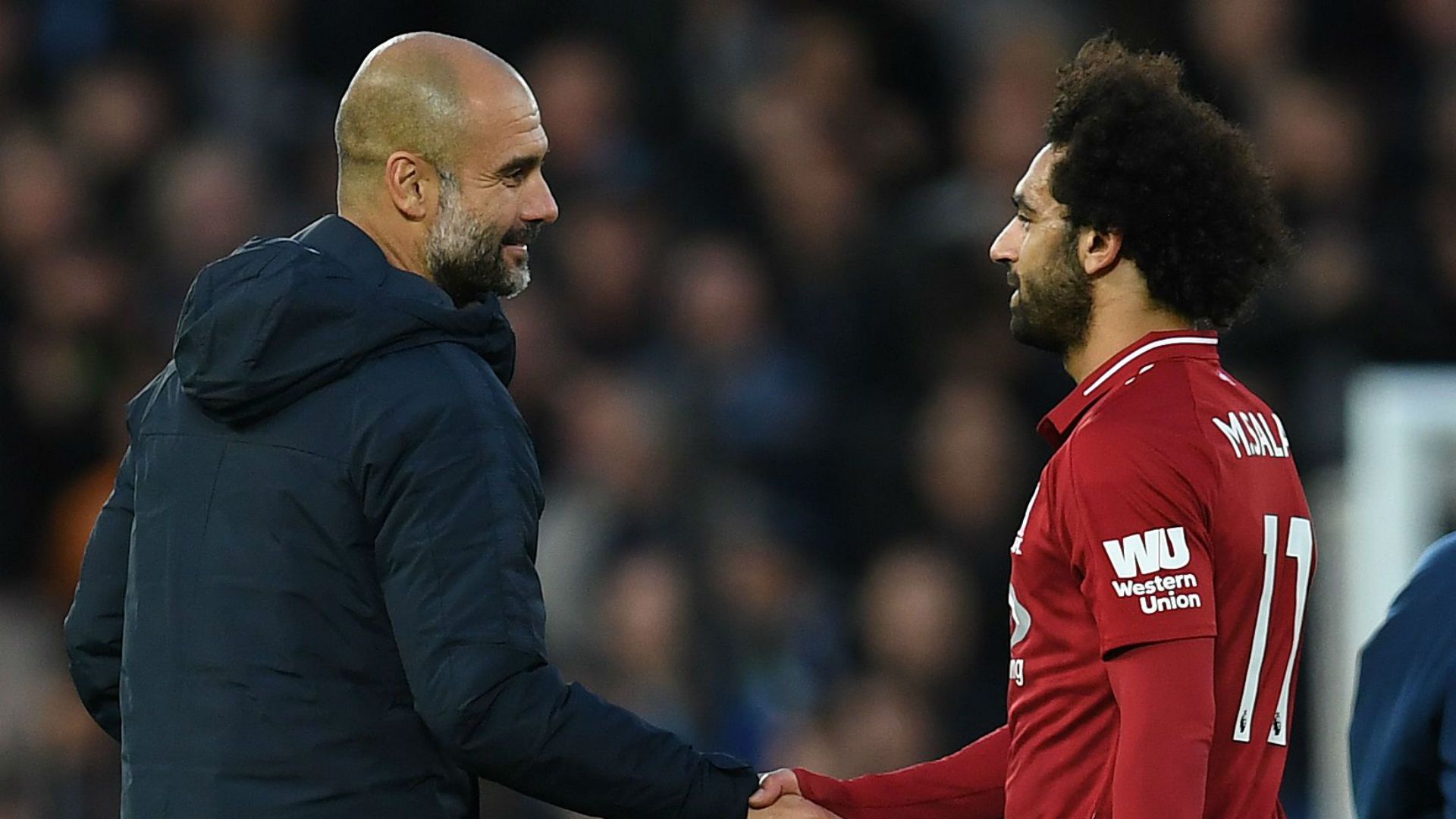 Pep Guardiola Mohamed Salah