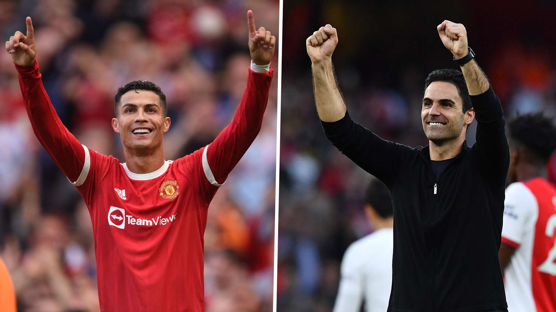 Cristiano Ronaldo, Mikel Arteta