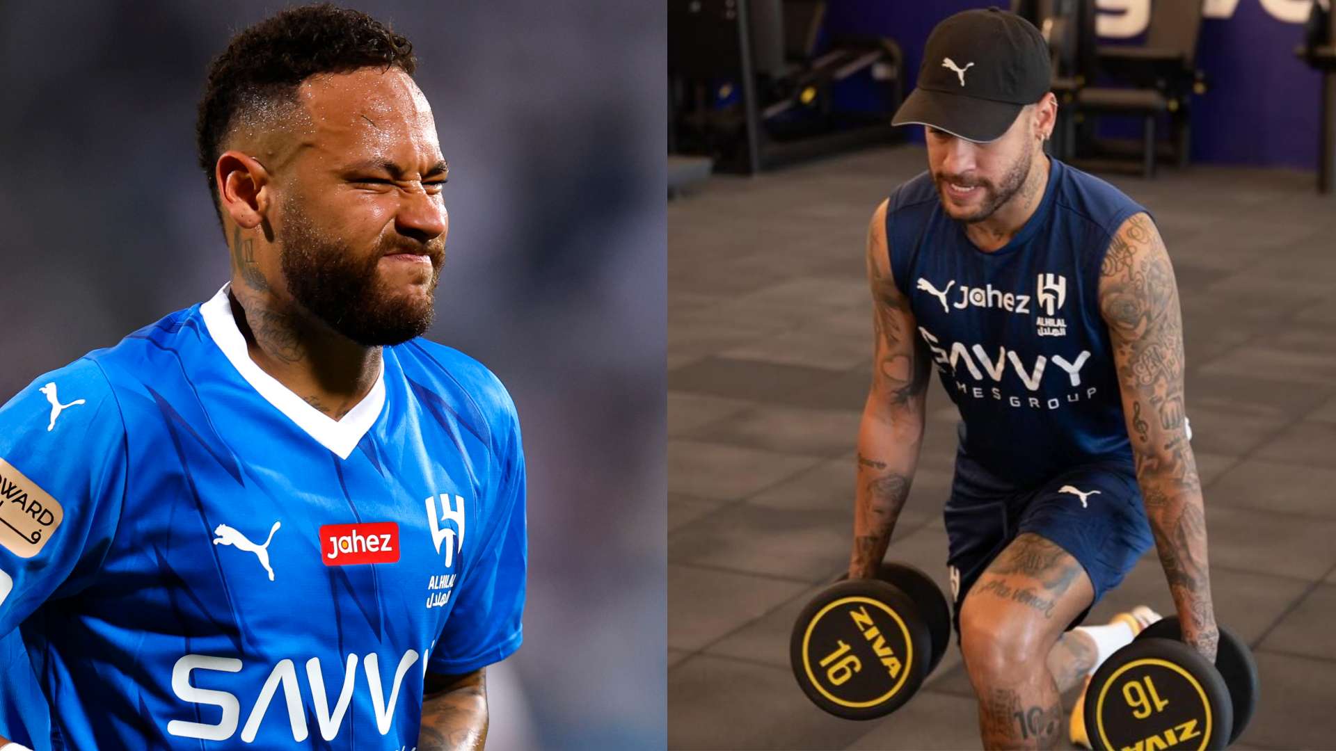 Neymar gym Al-Hilal 2024