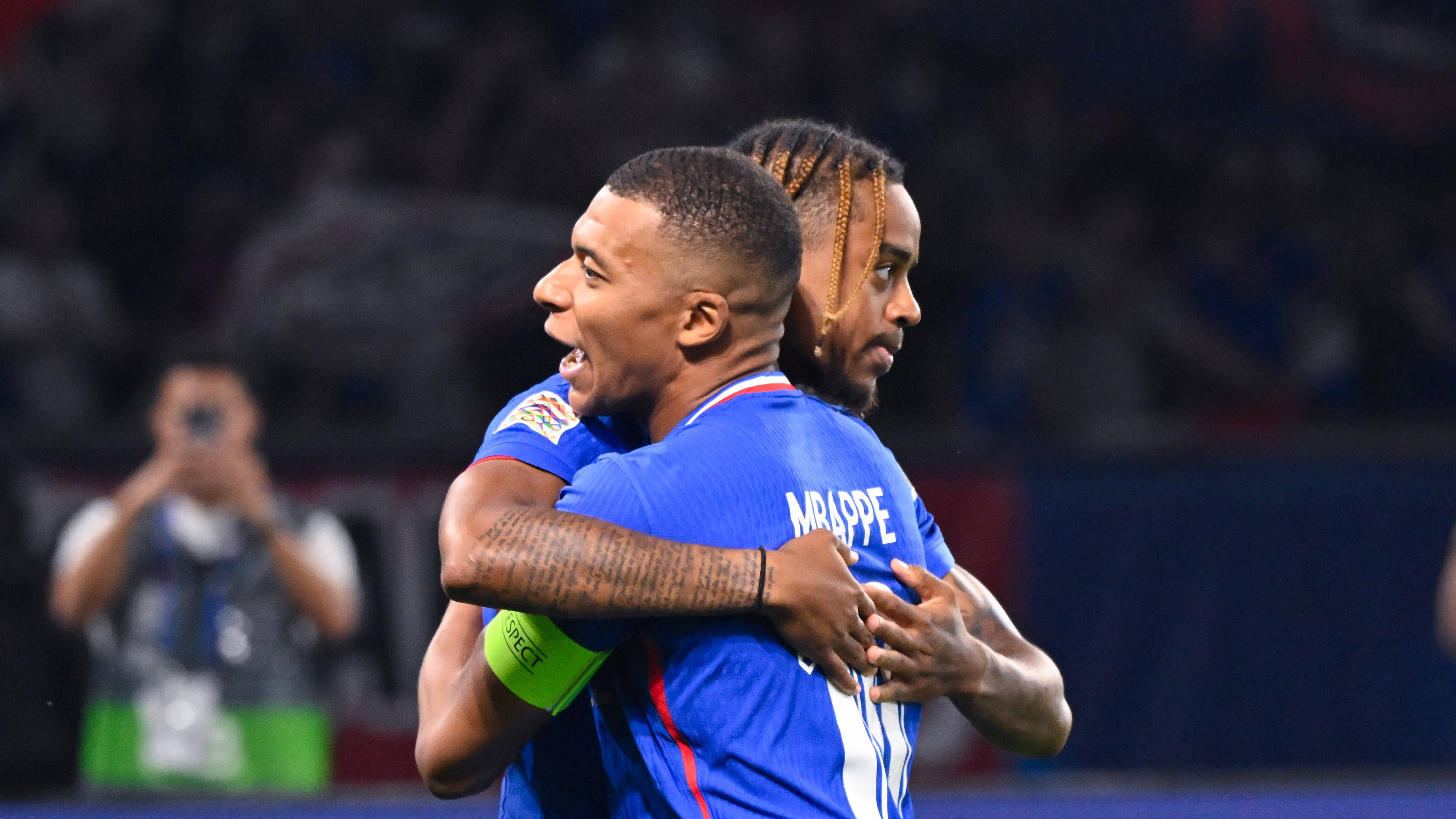 Bradley Barcola Kylian Mbappé